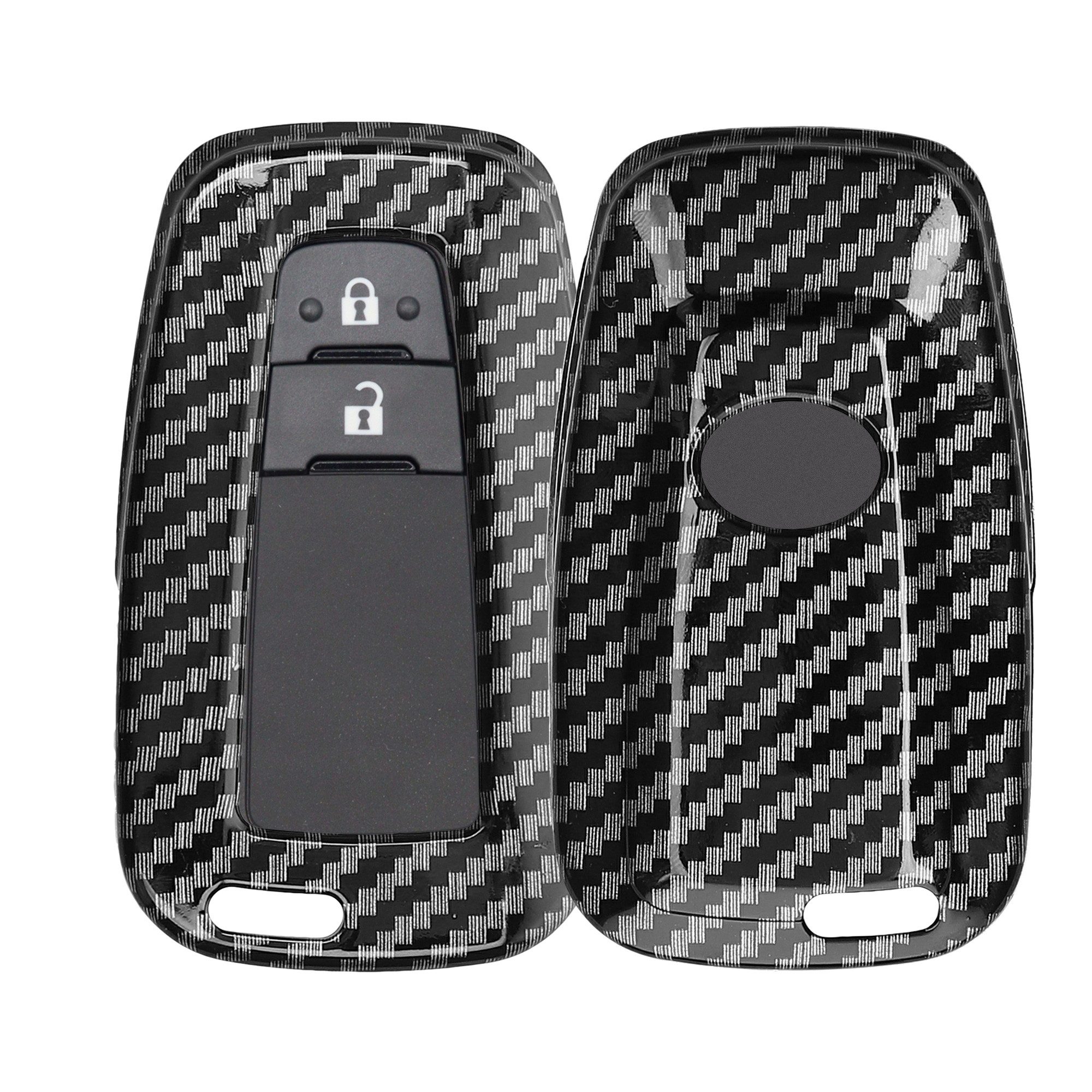 kwmobile Schlüsseltasche Autoschlüssel Hülle für Toyota (1-tlg), Hardcover Schutzhülle Schlüsselhülle