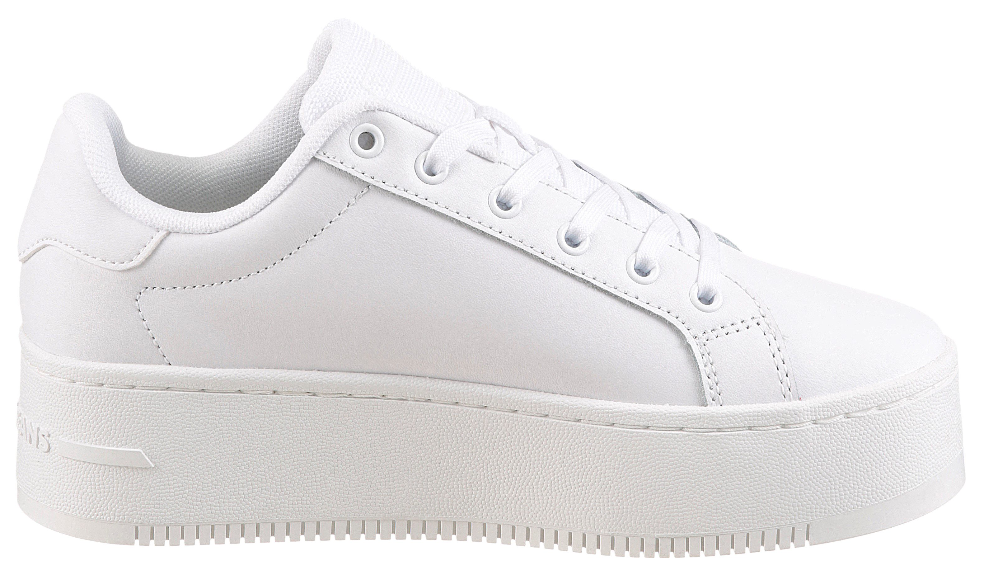 Tommy Jeans TJW FLATFORM SNEAKER Plateausneaker, Freizeitschuh, Halbschuh, Schnürschuh mit Schaftrandpolsterung – Bild 4 von 5