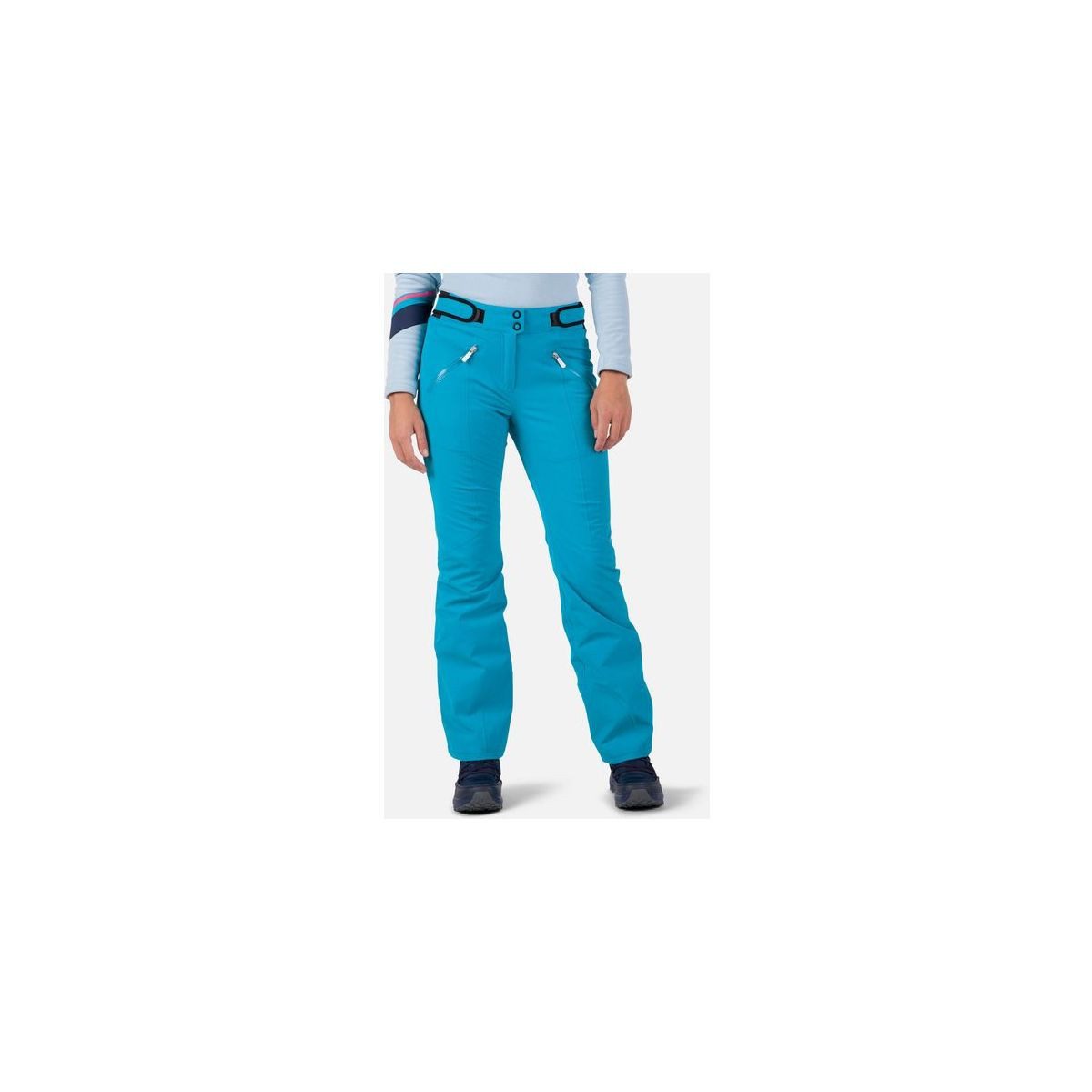 Rossignol Skihose W Blackside Pant Stylische Skihose mit recycelter Isolierung und wasserdichter Membran