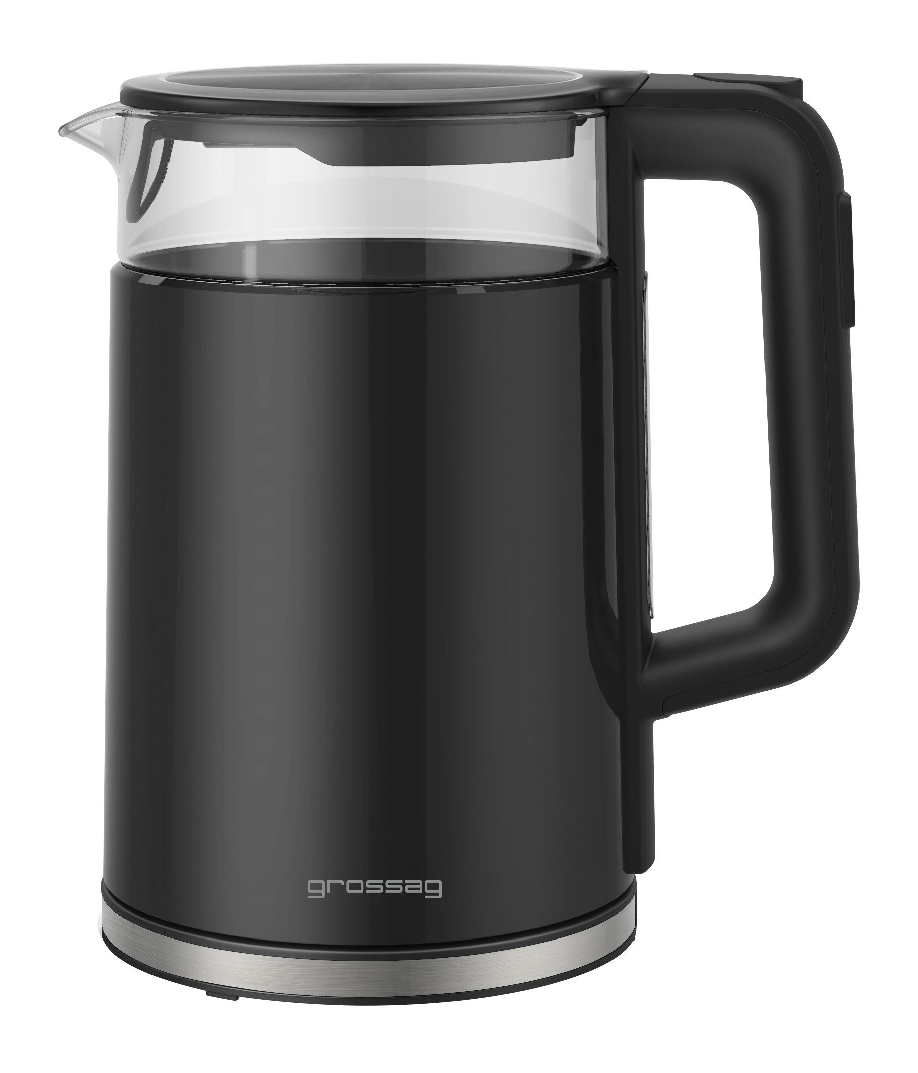 grossag Wasserkocher Wasserkocher Glas-Wasserkocher 1,7 l, WK 24, 2200,00 W