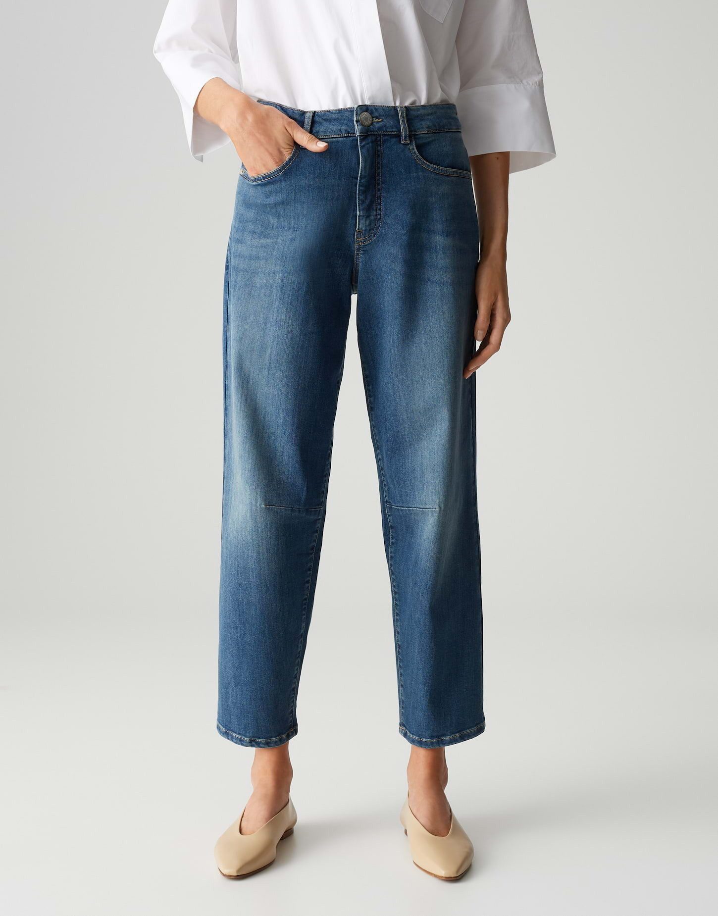 OPUS PANTS Relax-fit-Jeans MELLY RELAX Mid Rise mit hohem Stretch-Anteil