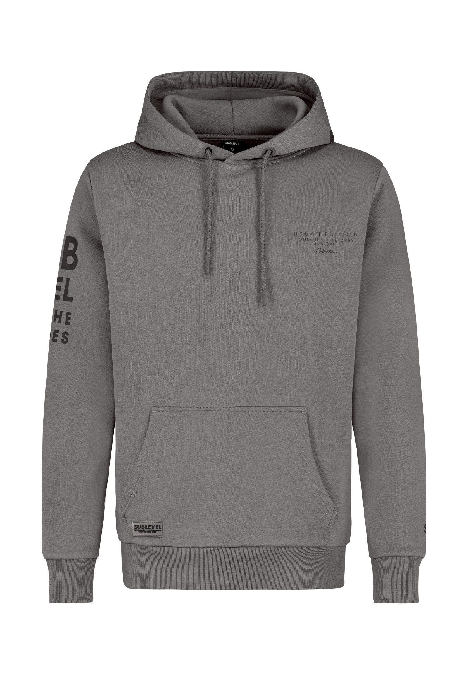 SUBLEVEL Hoodie Herren Kapuzenpullover mit Print günstig online kaufen