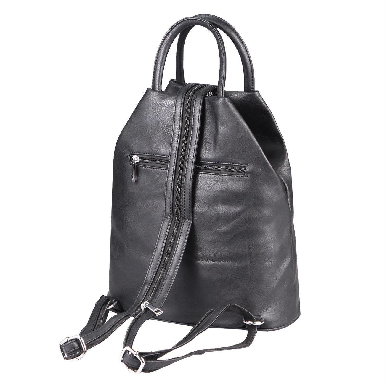 ITALYSHOP24 Rucksack Damen City- TagesRucksack Daypack Backpack Tasche Schu günstig online kaufen