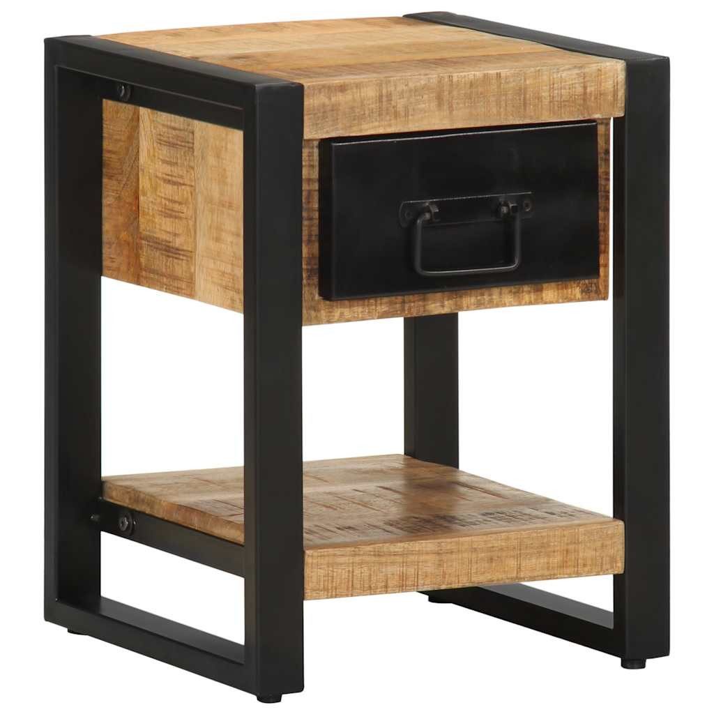 vidaXL Nachttisch Nachttisch 35x34x45 cm Raues holz (1-St)