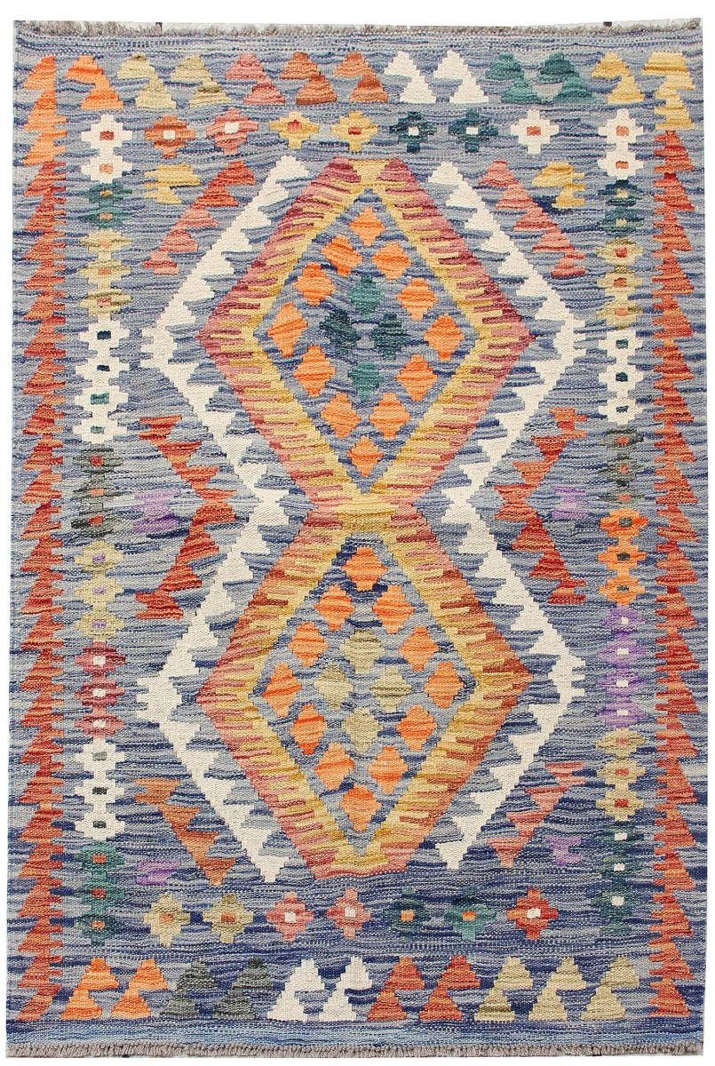 Orientteppich Kelim Afghan 99x150 Handgewebter Orientteppich, Nain Trading, rechteckig, Höhe: 3 mm