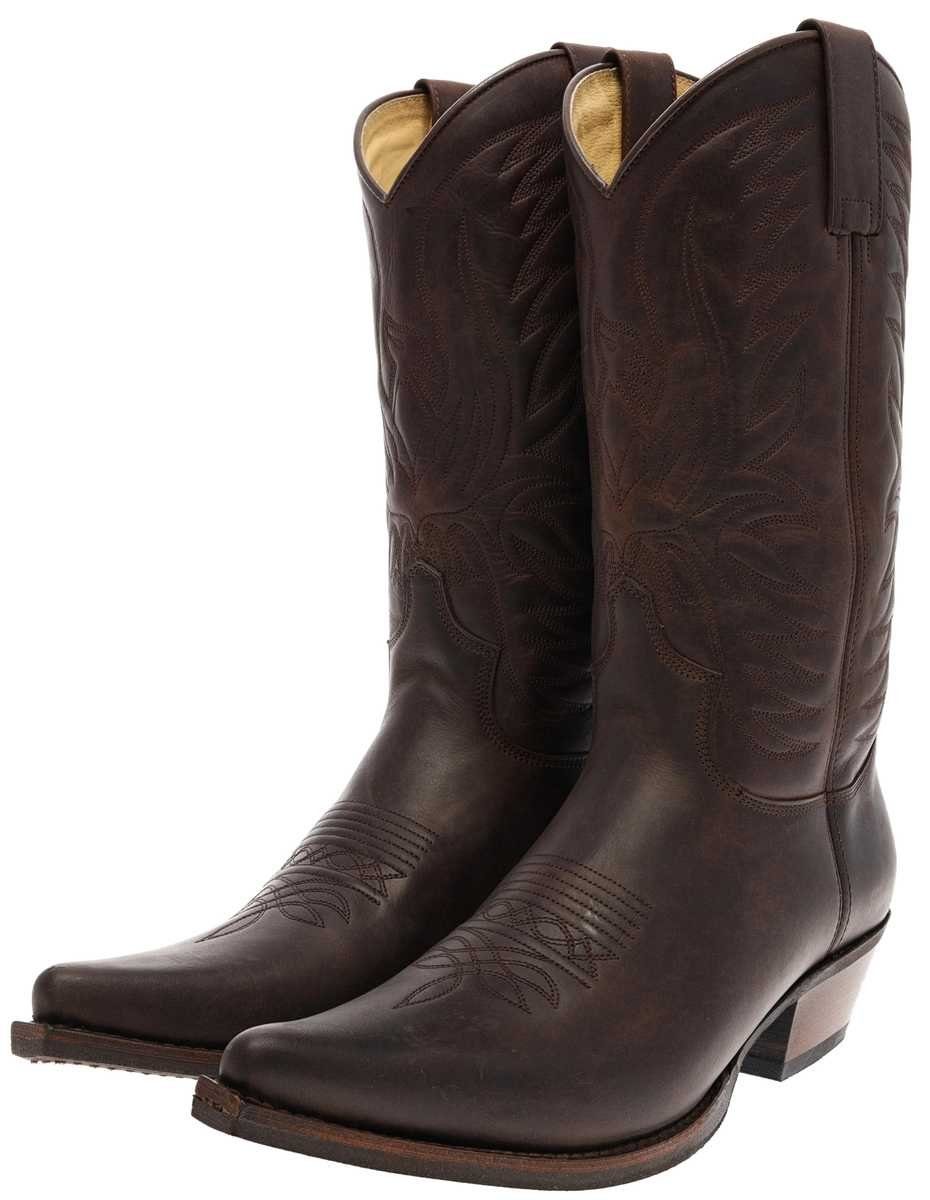 FB Fashion Boots BU1006 Braun Cowboystiefel Rahmengenähte Westernstiefel