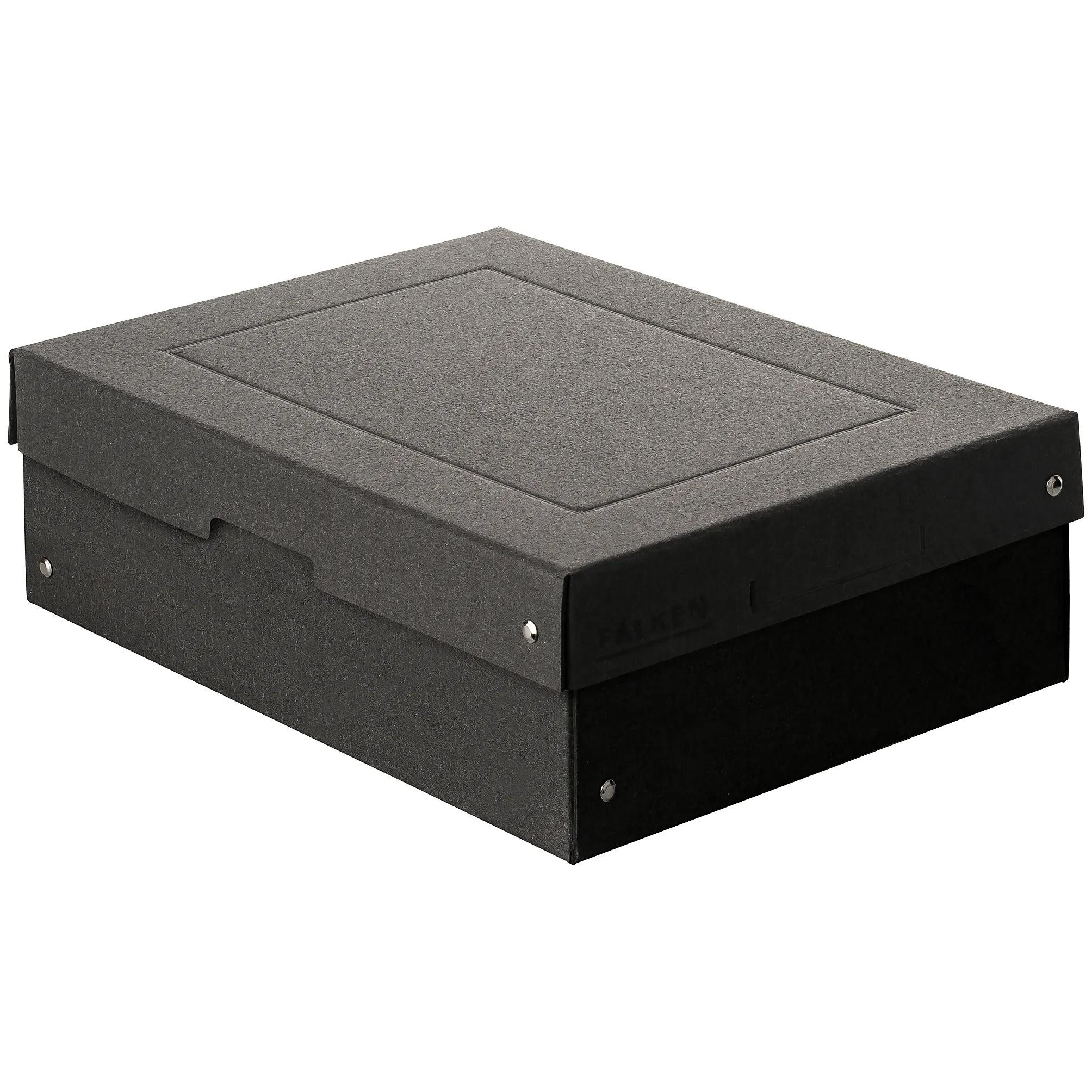 Archivcontainer 5x PURE Box Black DIN A4 Füllhöhe 100 mm schwarz - Schwarz - 22001704F