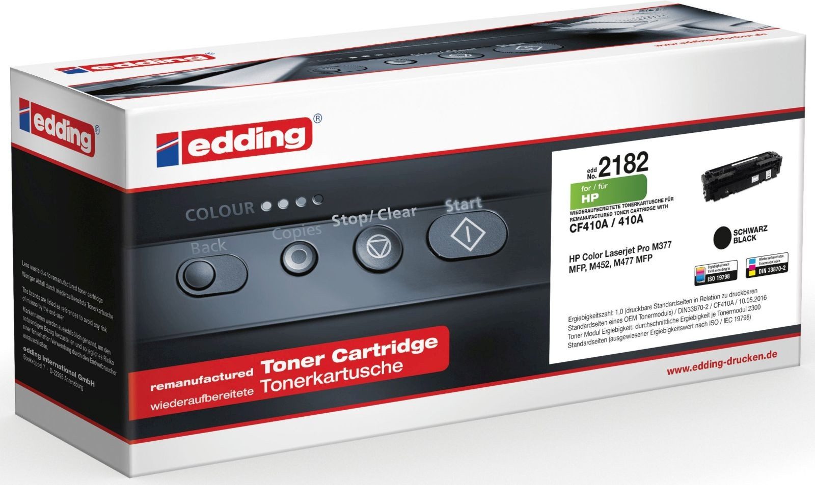 edding Tonerpatrone Tonerkartusche kompatibel mit HP CF410A schwarz