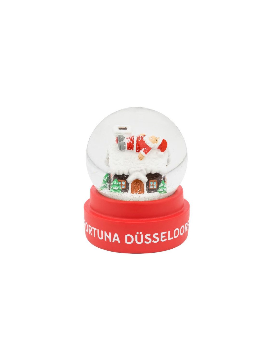 Fortuna Düsseldorf Christbaumschmuck Fortuna Düsseldorf Schneekugel "Häuschen"