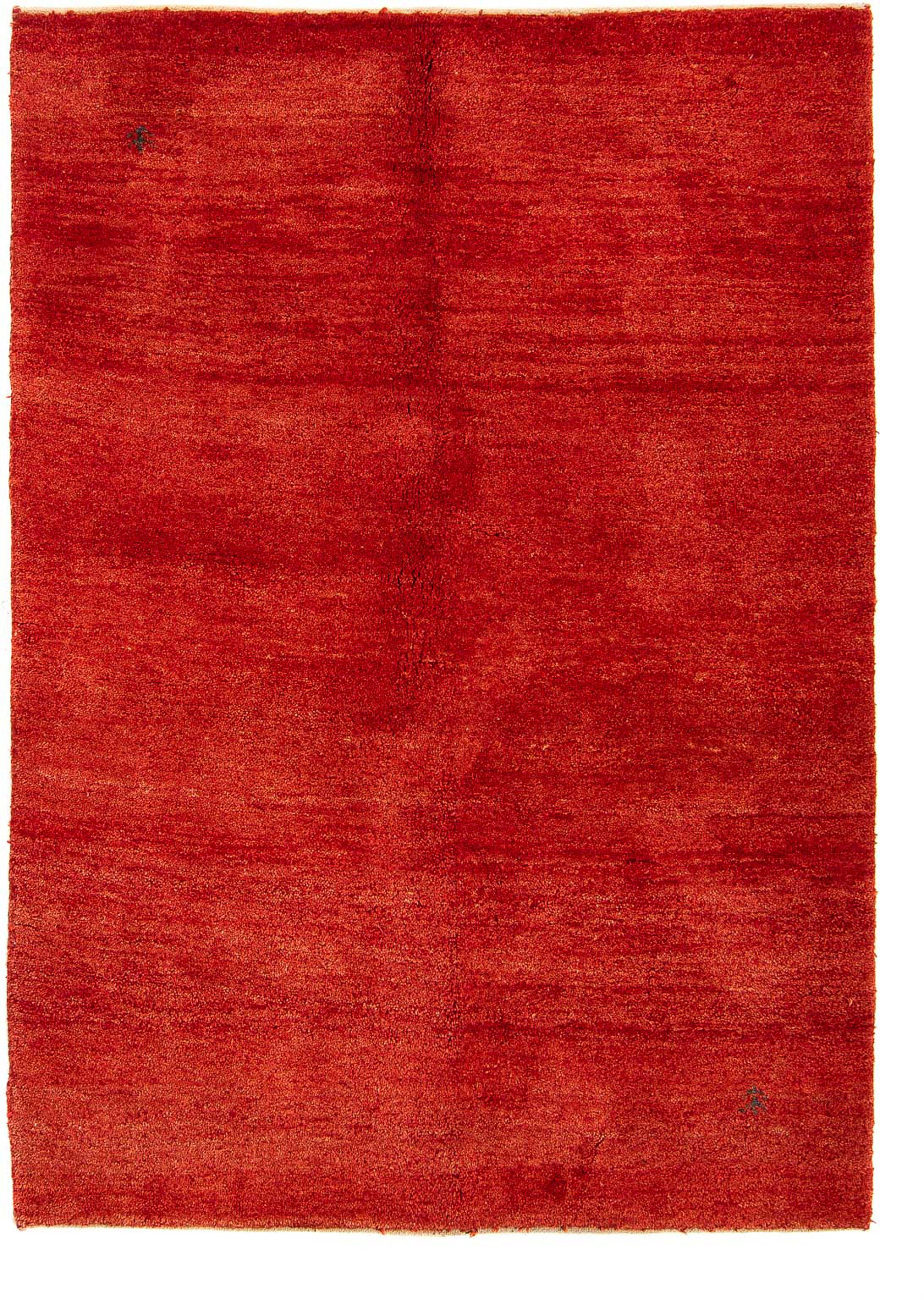 Wollteppich Gabbeh - Loribaft dunkelrot, rechteckig, - Höhe: 122 Perser 182 mm, - 12 cm Zertifikat morgenland, Wohnzimmer, x Einzelstück mit Handgeknüpft