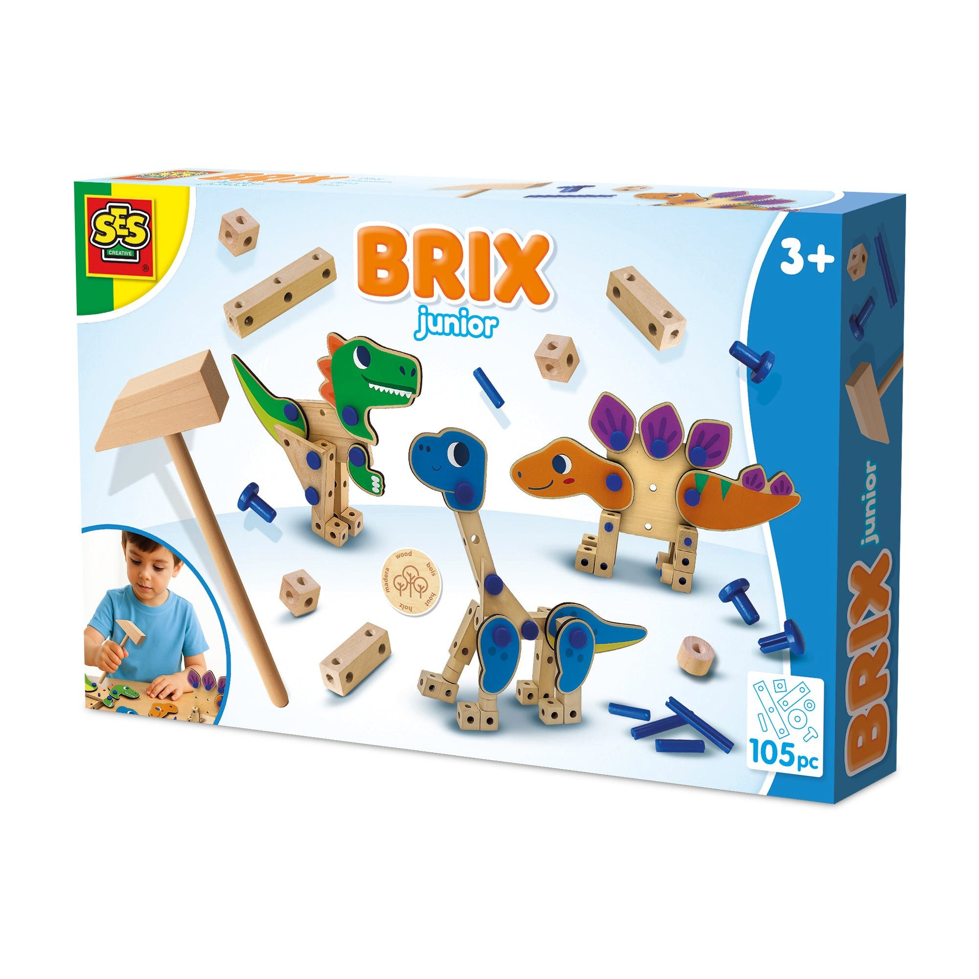 SES Creative Spiel Brix junior - Dinos