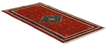 Orientteppich Shiraz 82x134 Handgeknüpfter Orientteppich / Perserteppich, Nain Trading, rechteckig, Höhe: 10 mm