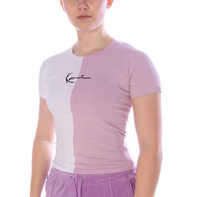 Karl Kani T-Shirt Karl Kani Small Signature Crop T-Shirt Damen Shirt purple (1-tlg)