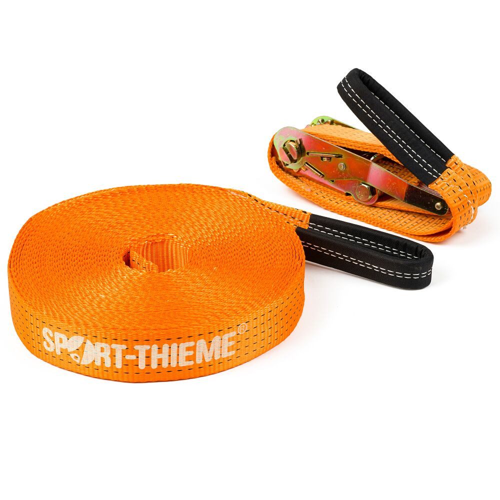 Sport-Thieme Slackline Slackline-Set Balance, Komplett-Set mit Baumschonern und Beutel