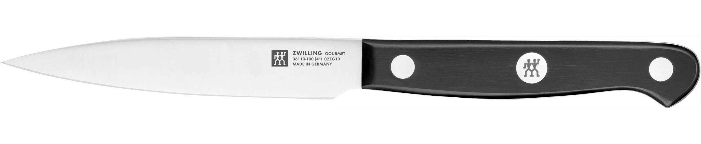 Zwilling Messer-Set Gourmet (Set, 2-tlg., 1 Spick & Garniermesser 10 cm, 1 Santokumesser 18 cm), Made in Germany, FRIODUR eisgehärtete Klingen, Sonderschmelze