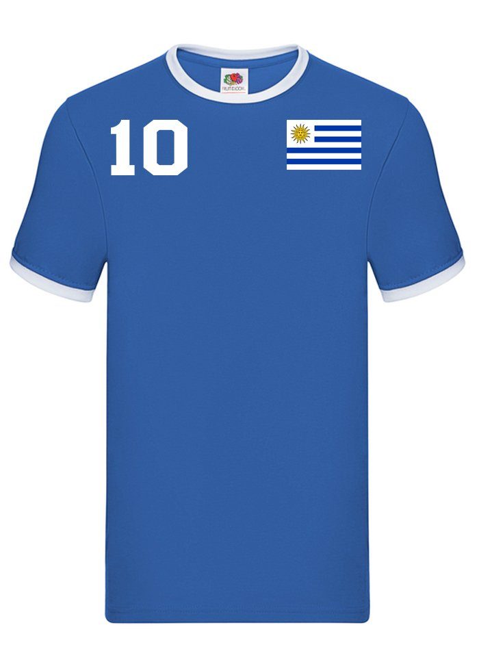 Blondie & Sport Weltmeister Meister Uruguay Trikot WM Copa America T-Shirt Fußball Brownie
