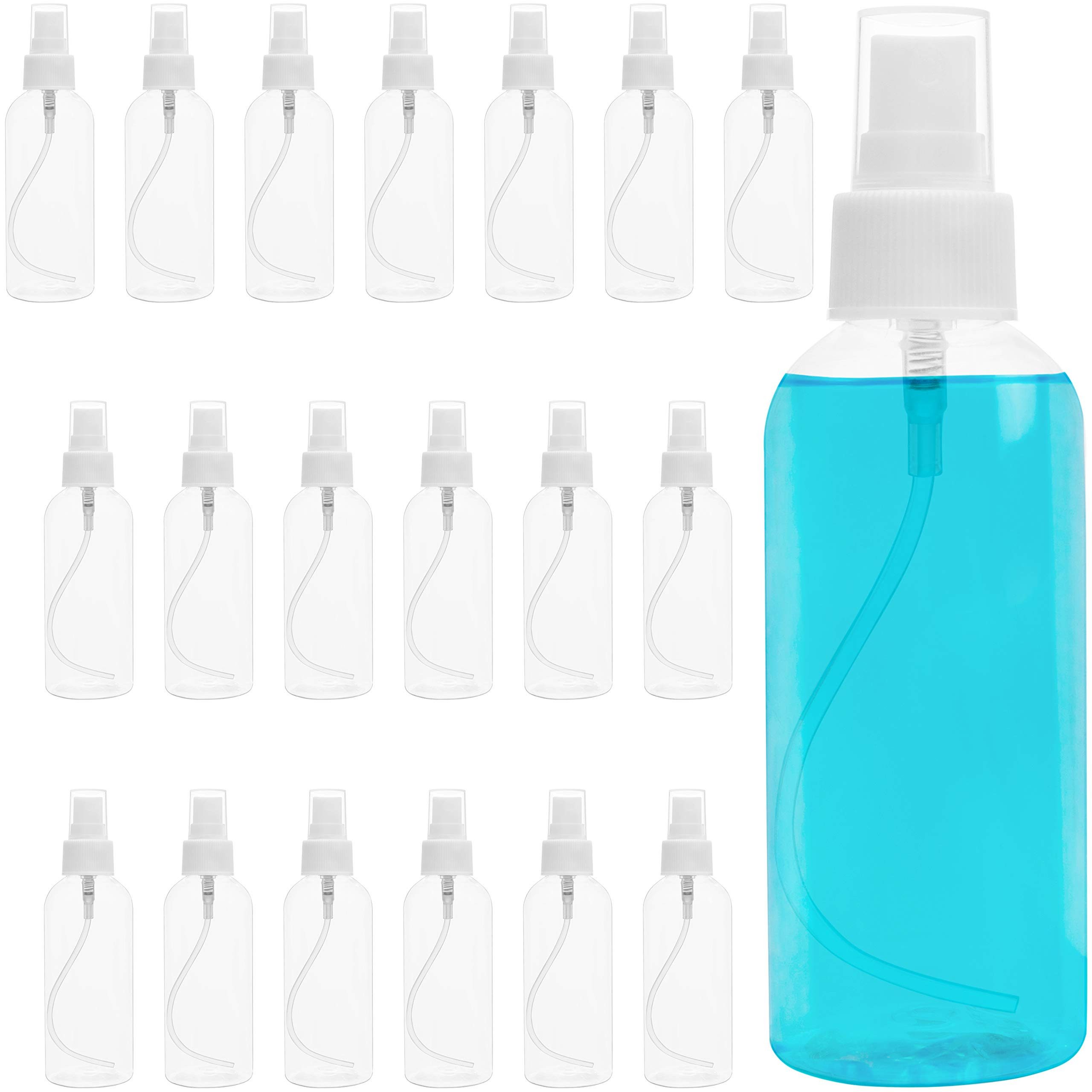 Belle Vous Sprühflasche 80ml Zerstäuber für Duft, Aroma und Flüssigkeit - 20 Stück, (1-tlg), 80ml Sprühflasche für Parfüm, Öl und Wasser - 20 Stück