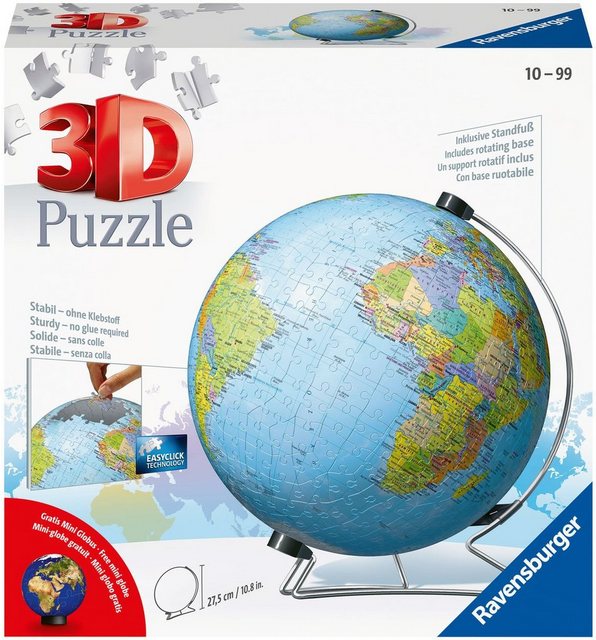 Image of 3D Puzzle-Ball Globus in deutscher Sprache