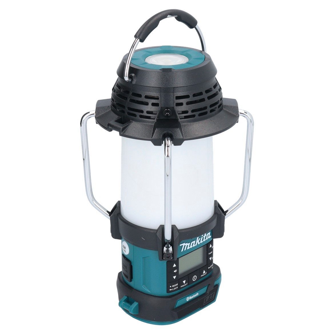 Makita DMR 057 Akku Radio 18 V FM mit Laterne 360° Taschenlampe Solo Baustellenradio