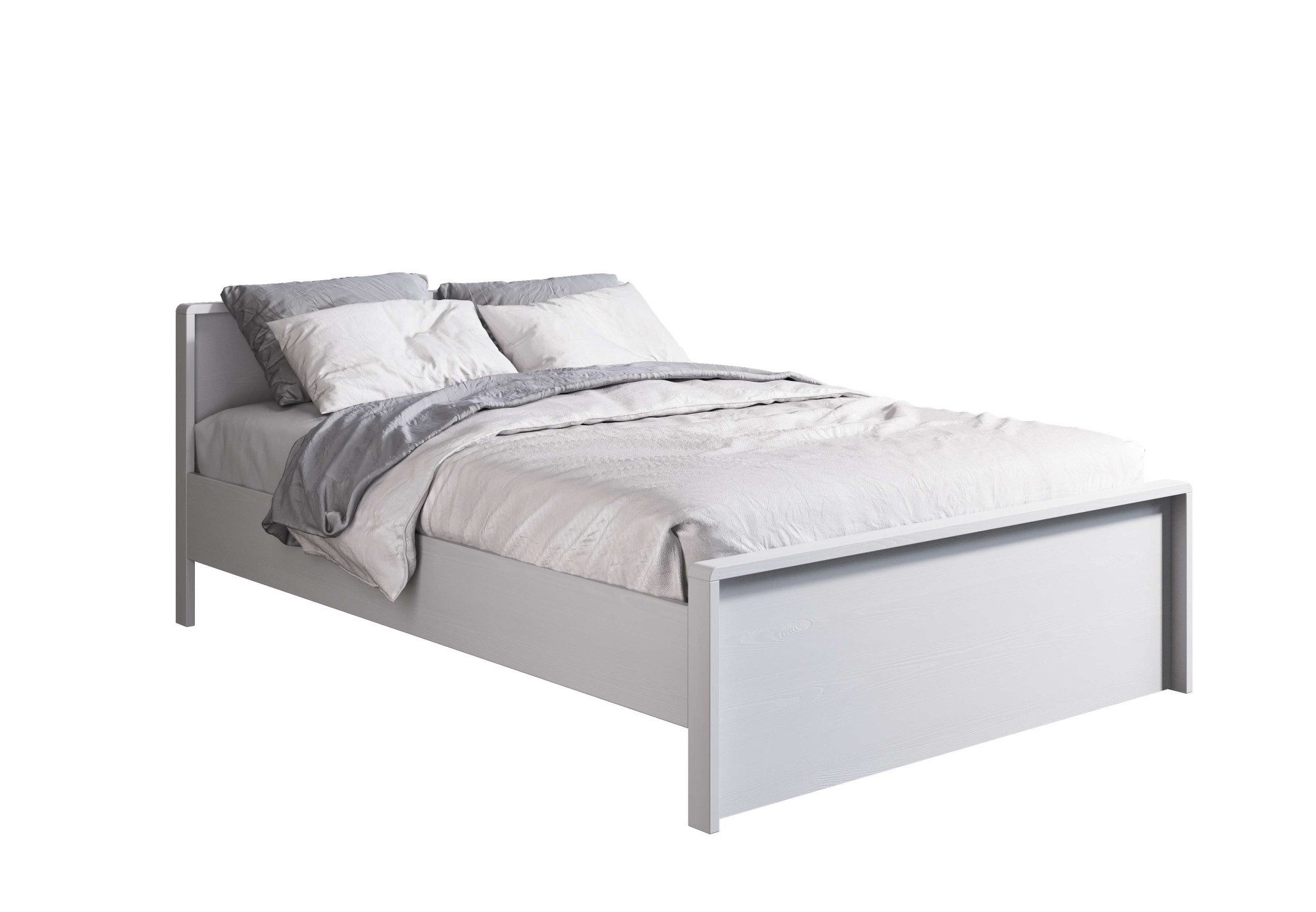 Home affaire Massivholzbett Luven, hohe Belastbarkeit! FSC® zertifiziertes Massivholz (Breite/Belastbarkeit 180cm/220 KG, 140cm/180 KG), aus massiver Kiefer im schlichten Design