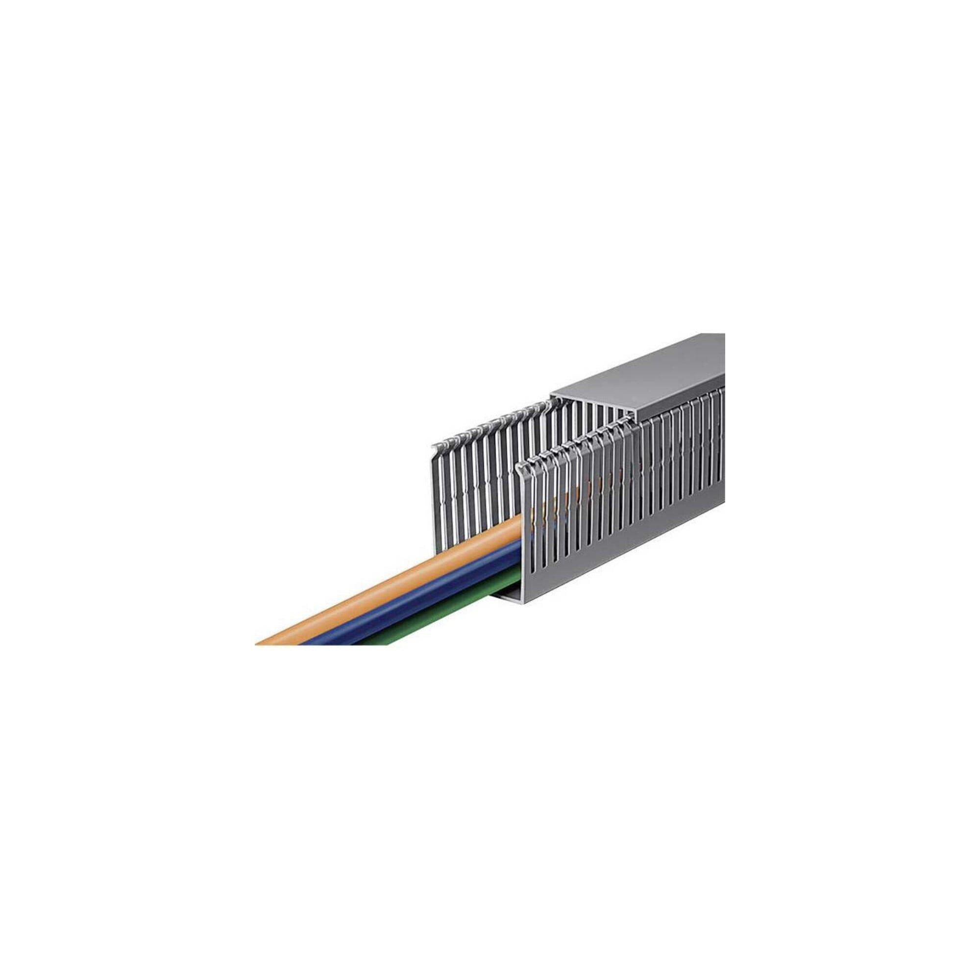 HellermannTyton Kabelführung HellermannTyton Verdrahtungskanal 40x60mm, 2m PVC HTWD-PN-40X60 2 Stk