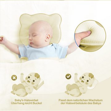 Cbei Babykissen Babykissen Baby Shape Pillow Memory Foam Anti Gegen Plattkopf