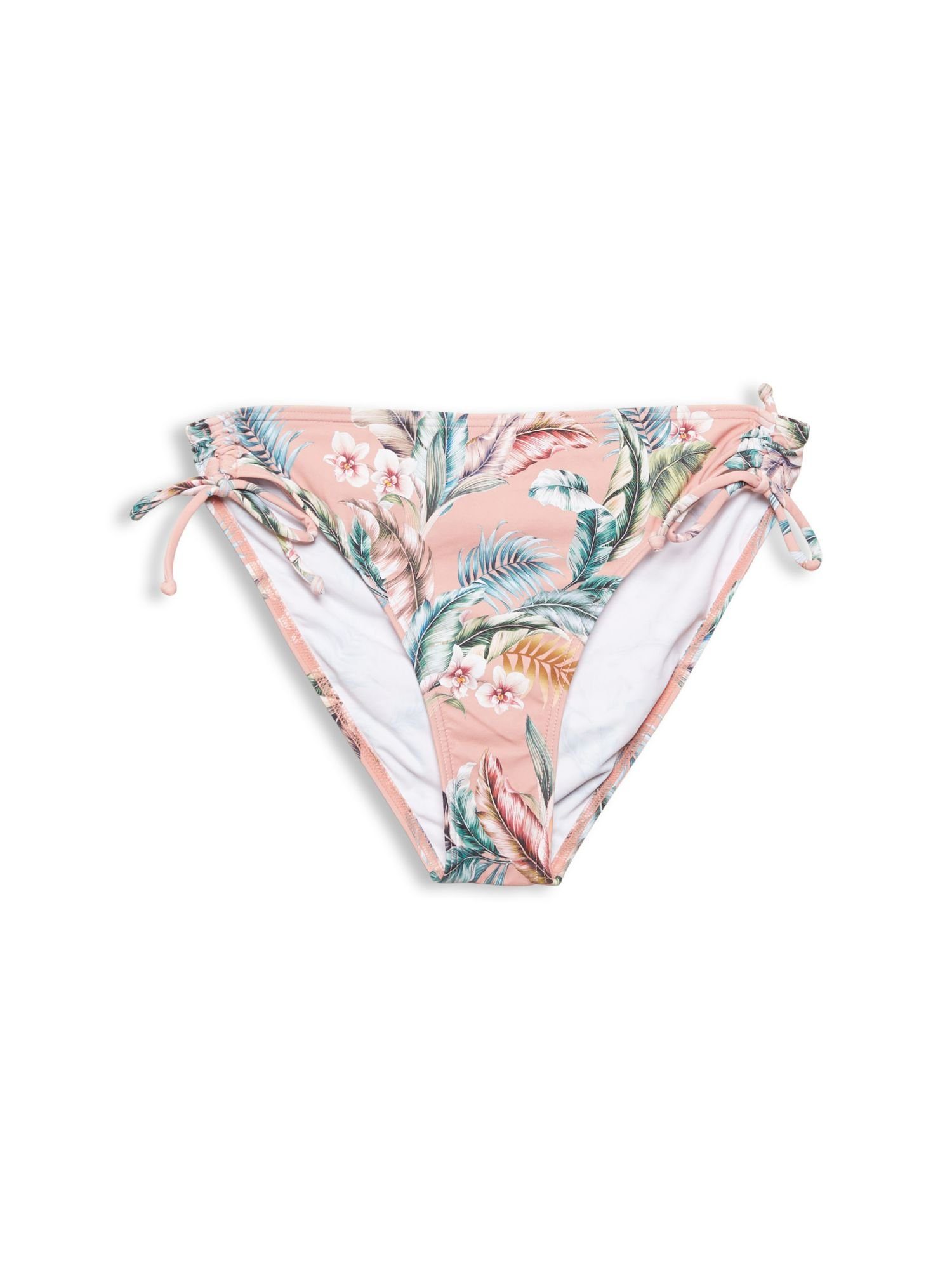 Esprit Bikini-Hose Recycelt: Slip mit Tropical-Print