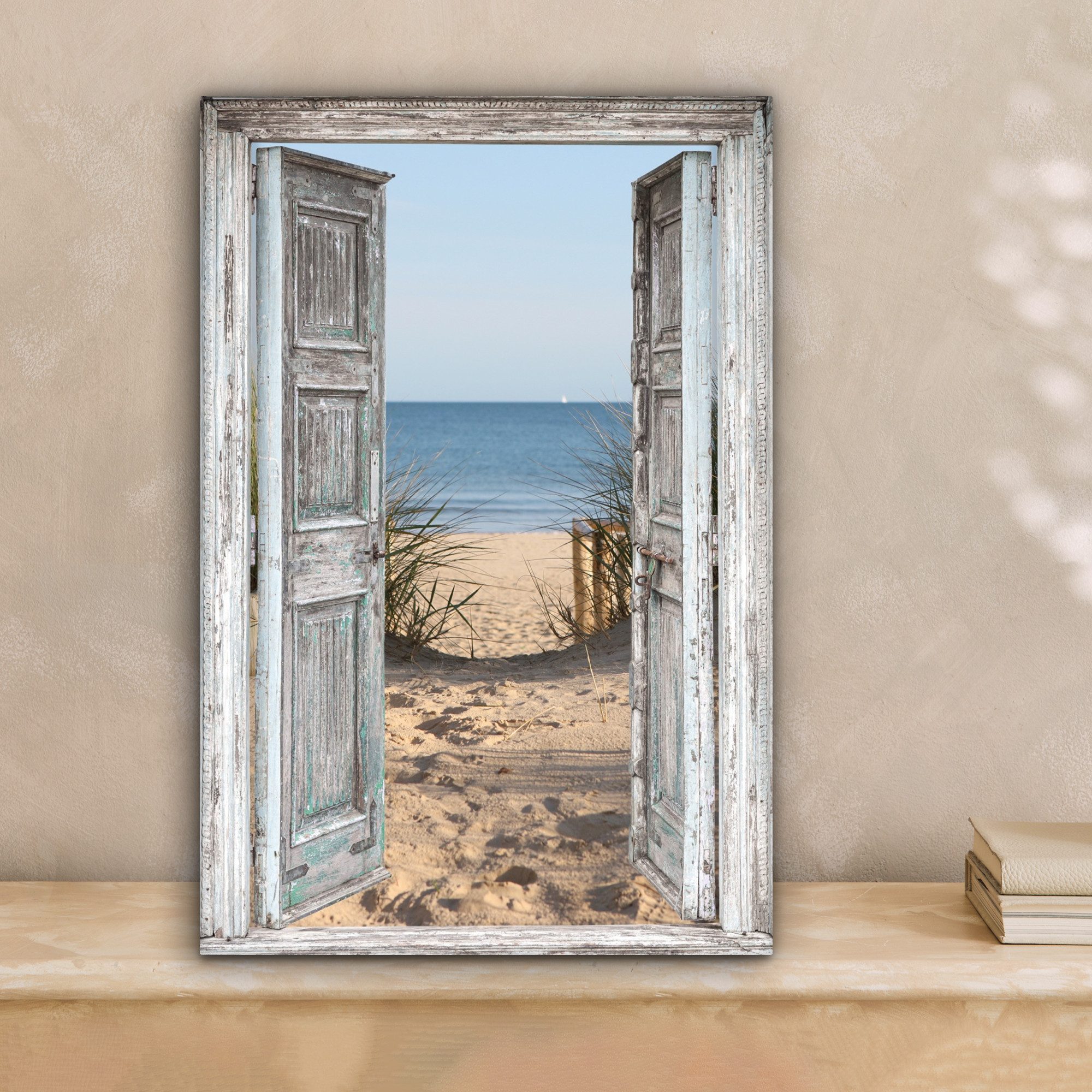 OneMillionCanvasses® Leinwandbild Düne - Strand - Aussicht - Sommer, Fotodr günstig online kaufen