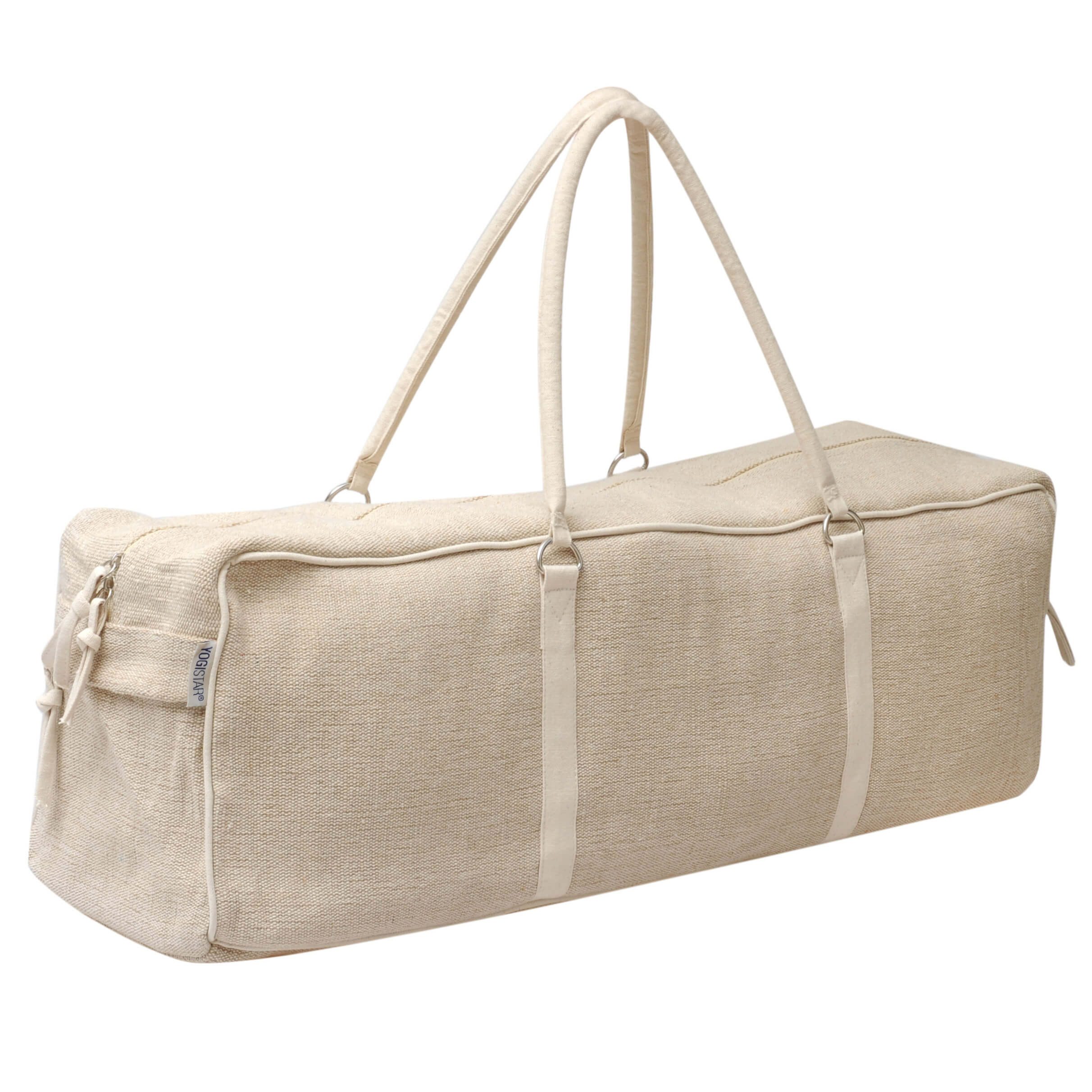 Yogistar Yogatasche Yogatasche yogibag pro - zip - jute - 69 cm - natur (Standard, 1-tlg., Standard), Eine Yogatasche von Format: Hier bringst du einfach ALLES unter!