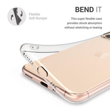 kwmobile Handyhülle, Hülle kompatibel mit Apple iPhone 11 Pro - Silikon Handyhülle transparent - Handy Case gummiert