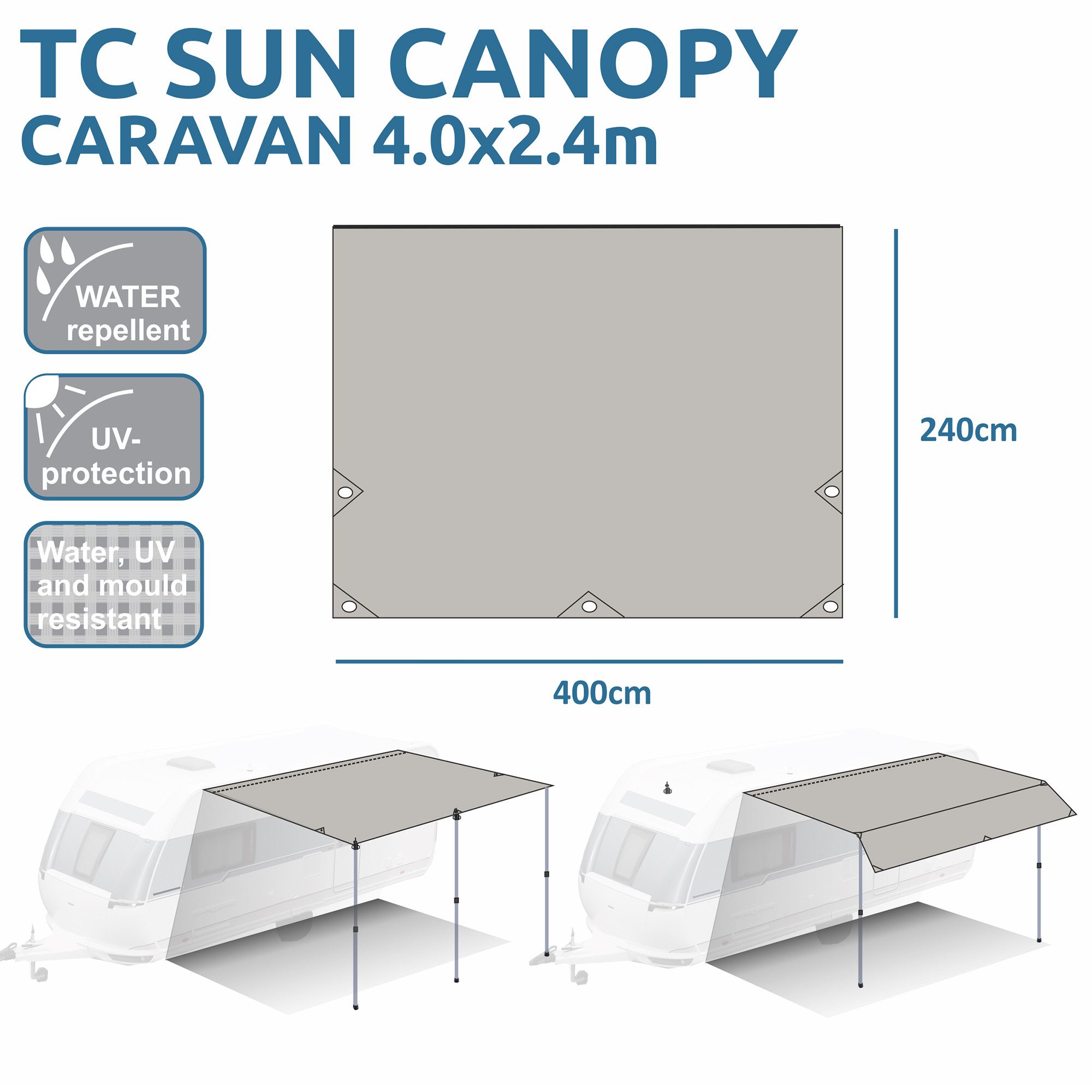 yourGEAR Sonnensegel your GEAR Caravan Tarp günstig online kaufen