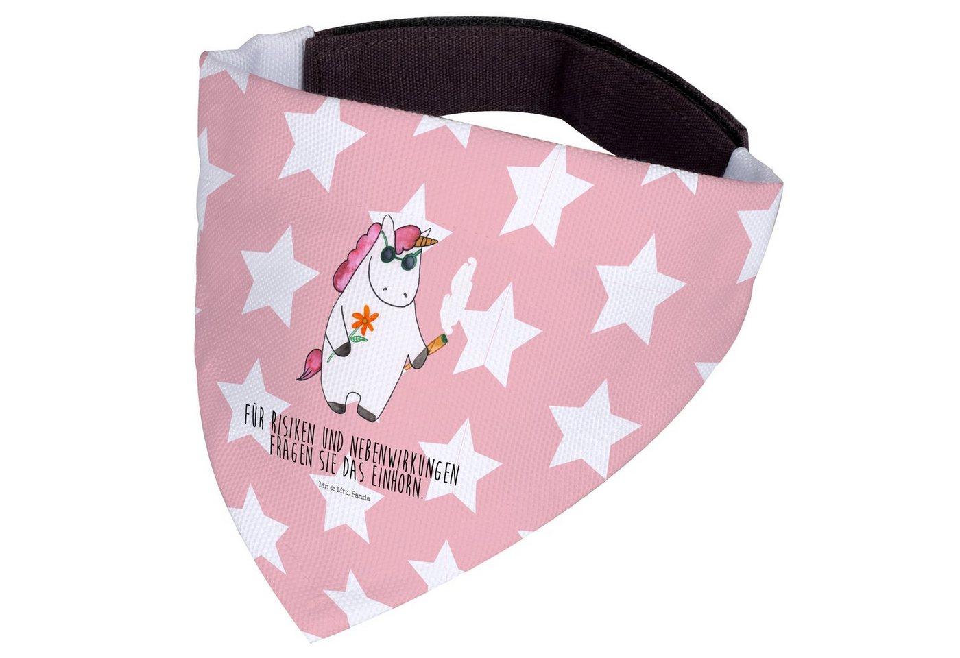Thumbnail - Mr. & Mrs. Panda Hundefliege Einhorn Woodstock - Rot Pastell - Geschenk, Party, kleine Hunde, Hals, Polyester, Verschied...