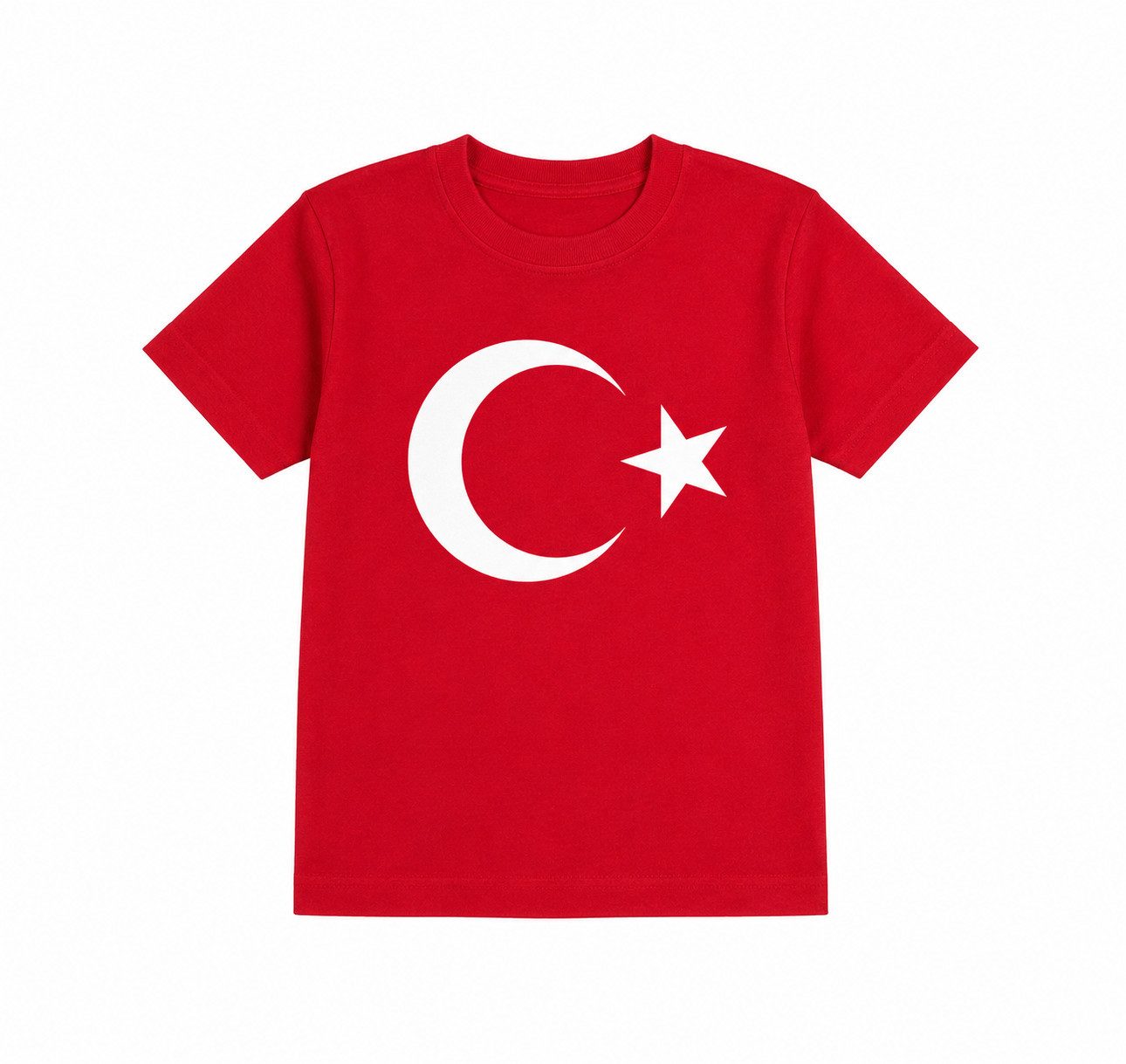 Blondie & Brownie T-Shirt Türkei T-Shirt Herren Turkey Print Rundhals Fan Shirt Retro Kurzarm Herren T-Shirt Türkei Print Flagge Casual