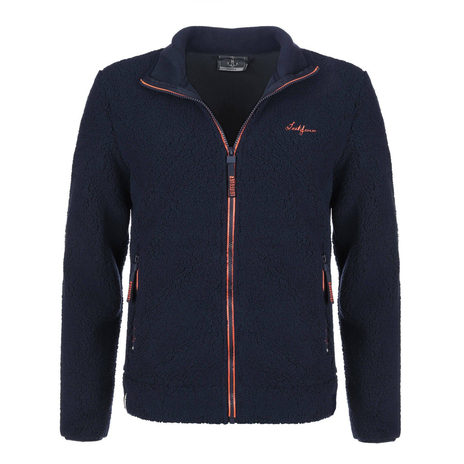 Leitfeuer Fleecejacke Damen Jacke Berberfleece mit Stehkragen und Reißversc günstig online kaufen