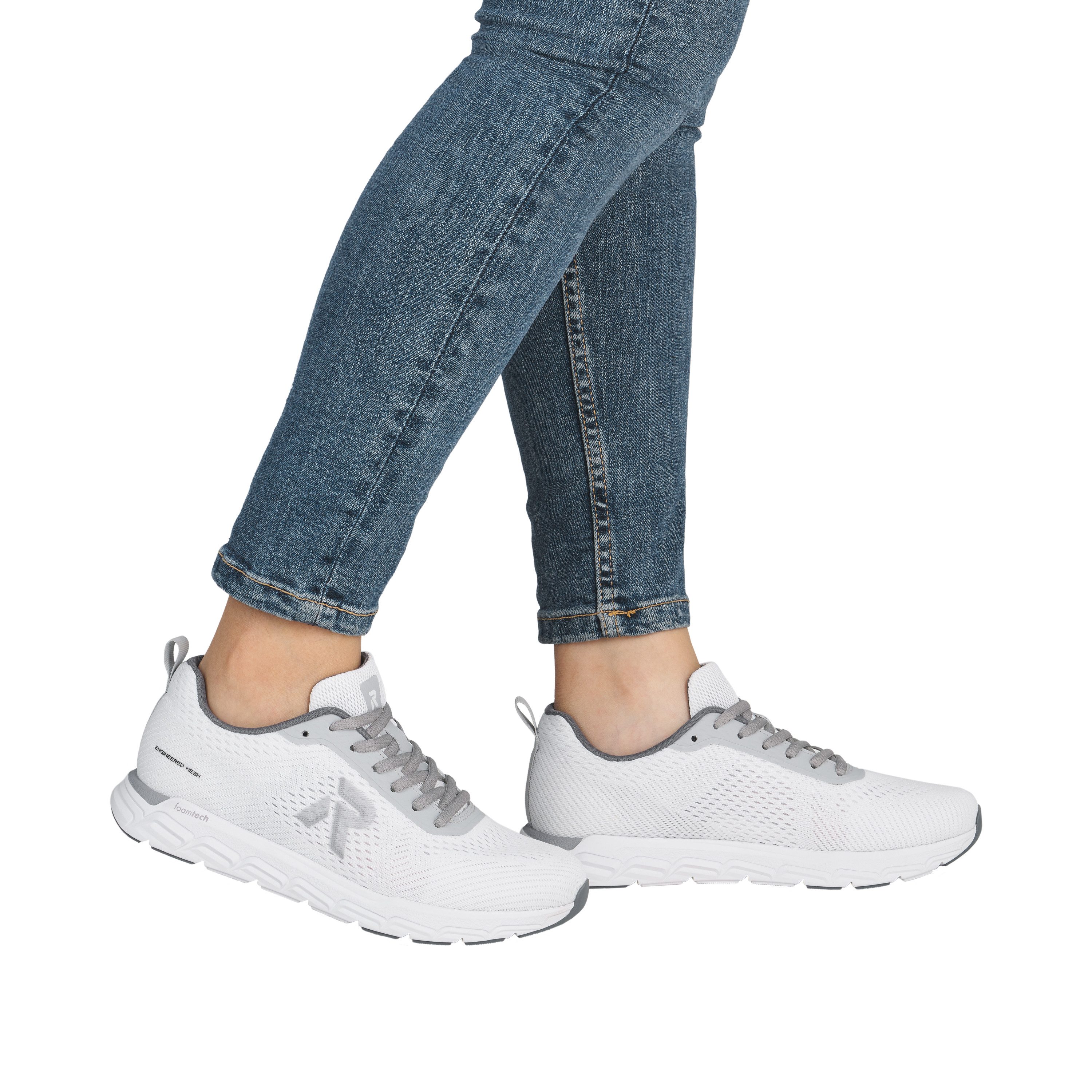 Rieker Sport Sneaker Freizeitschuh, Halbschuh, Schnürschuh mit herausnehmbarer Einlage