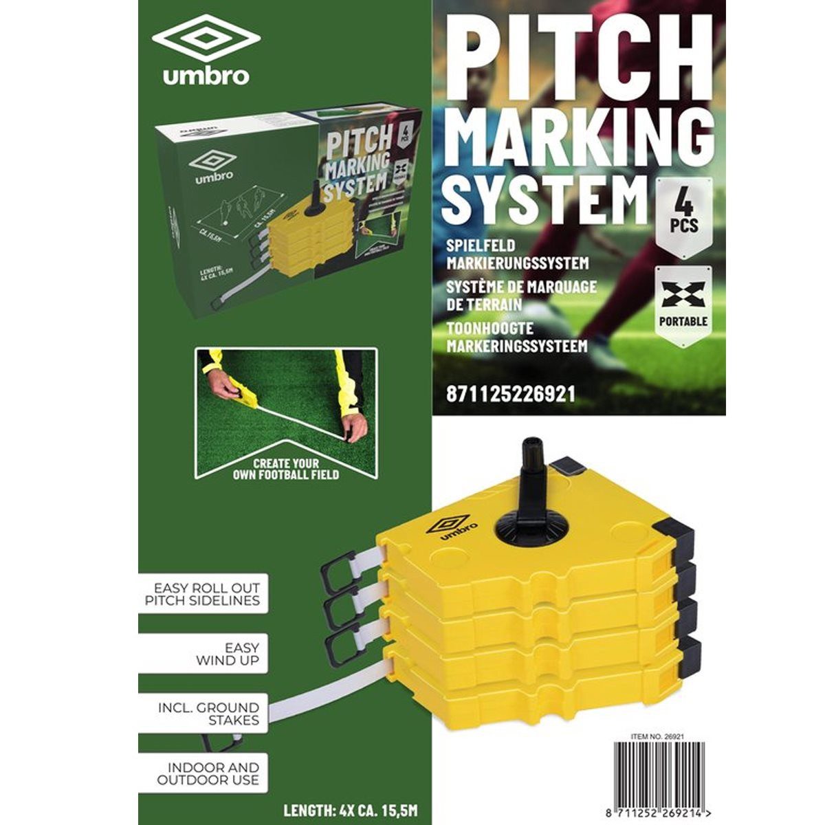 Umbro Fußball Umbro Markierungssystem Gelb