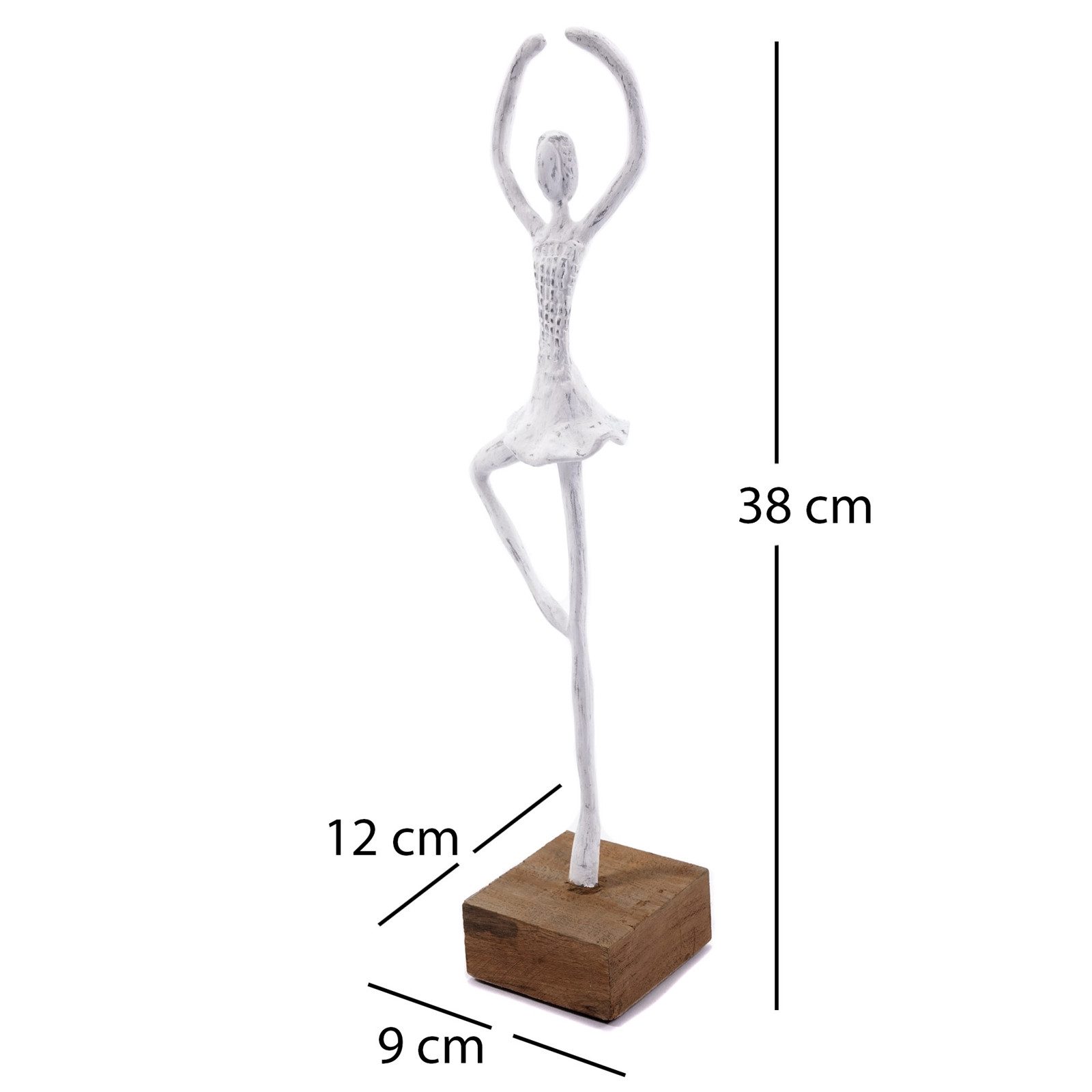 CREEDWOOD Skulptur BALLERINA SKULPTUR "BALLETT II", Weiß, Ballett Tänzerin günstig online kaufen