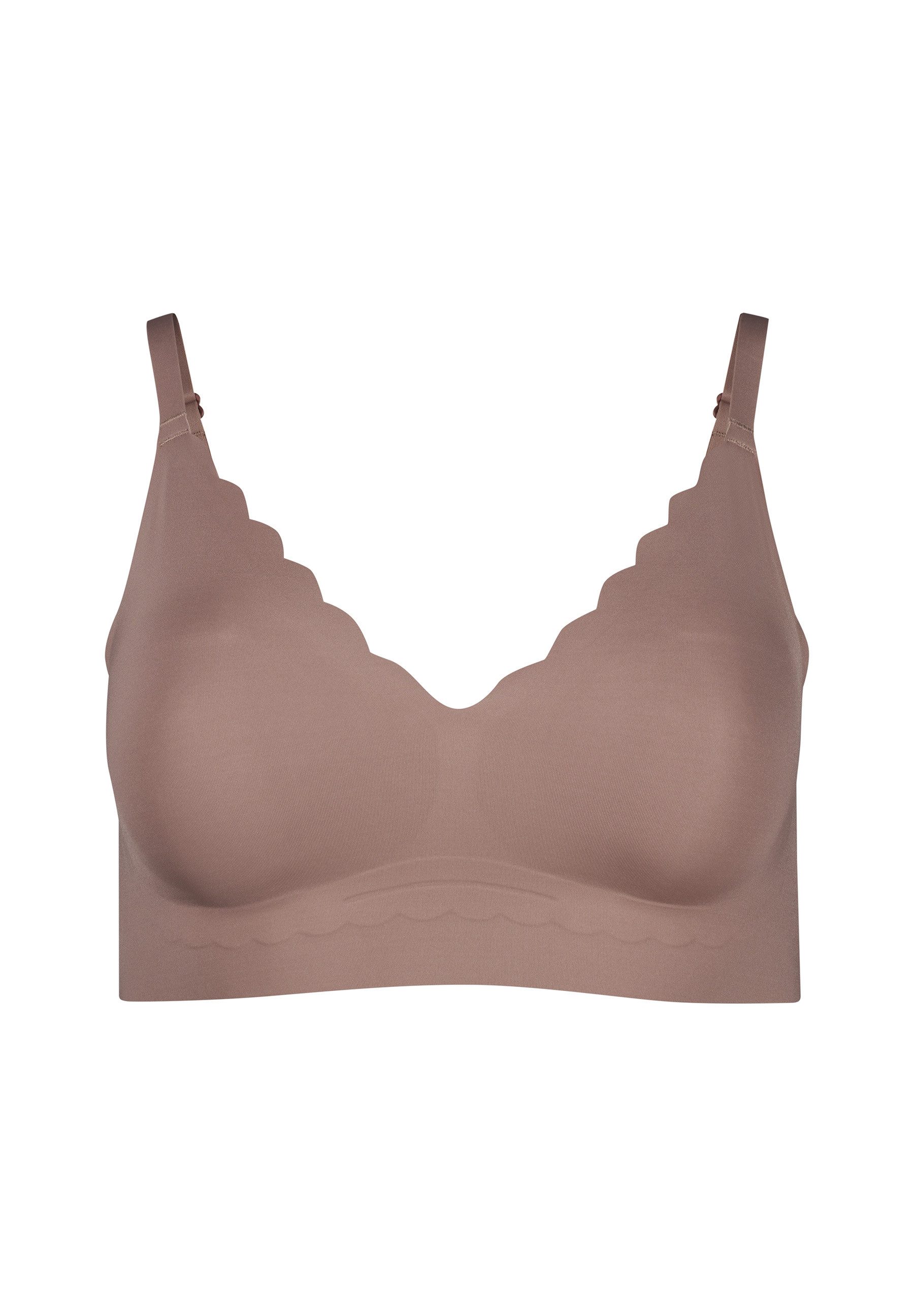 Skiny Bustier Sensation doppellagig, mit herausnehmbaren Pads, V-Ausschnitt