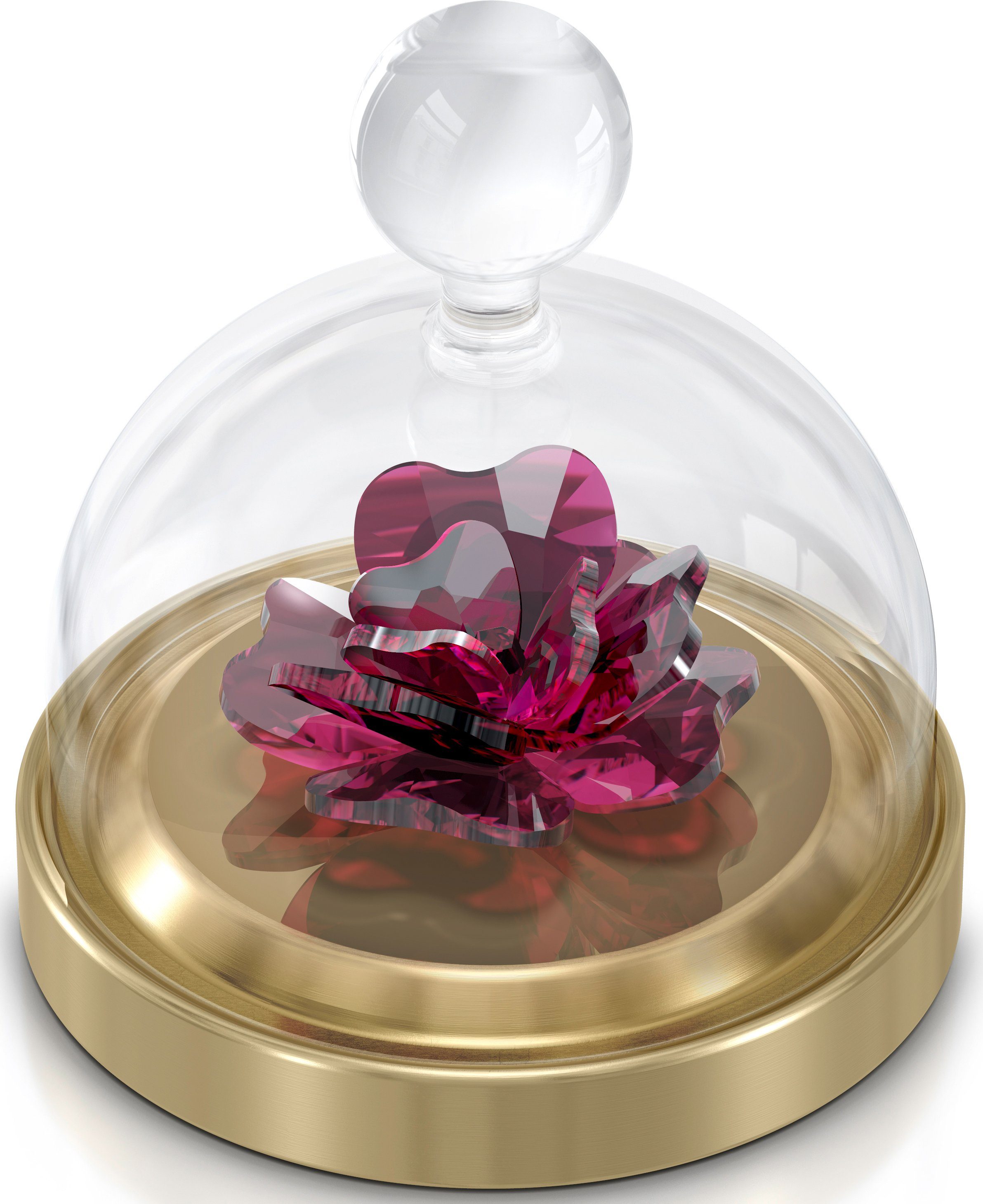 Swarovski Dekoobjekt Garden Kristall (Set, Tales 5619223 3 Swarovski® Glasglocke, Klein, St), Rose