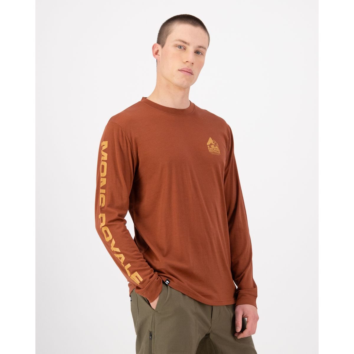 Mons Royale Funktionsshirt Icon Merino Classic Long Sleeve Vielseitiges Long Sleeve aus Merino, das Temperatur reguliert und