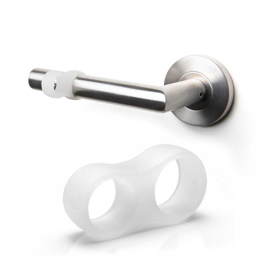 sossai® Wandtürstopper Transparenter Türklinkenpuffer TKP2 (5 St) günstig online kaufen