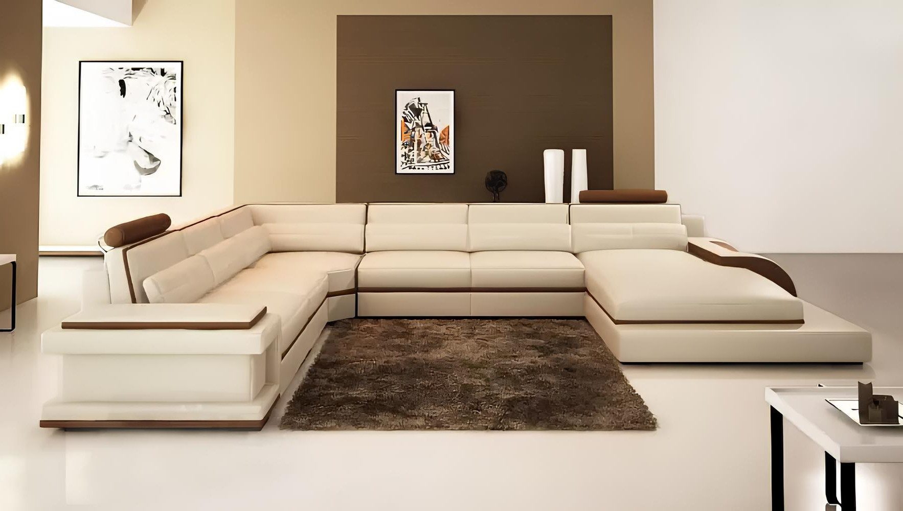 Xlmoebel Wohnlandschaft Zeitgemäßes Wohnensemble Eckcouch Polstersofa Eckgarnitur 2-teiliges, Hergestellt in Europa