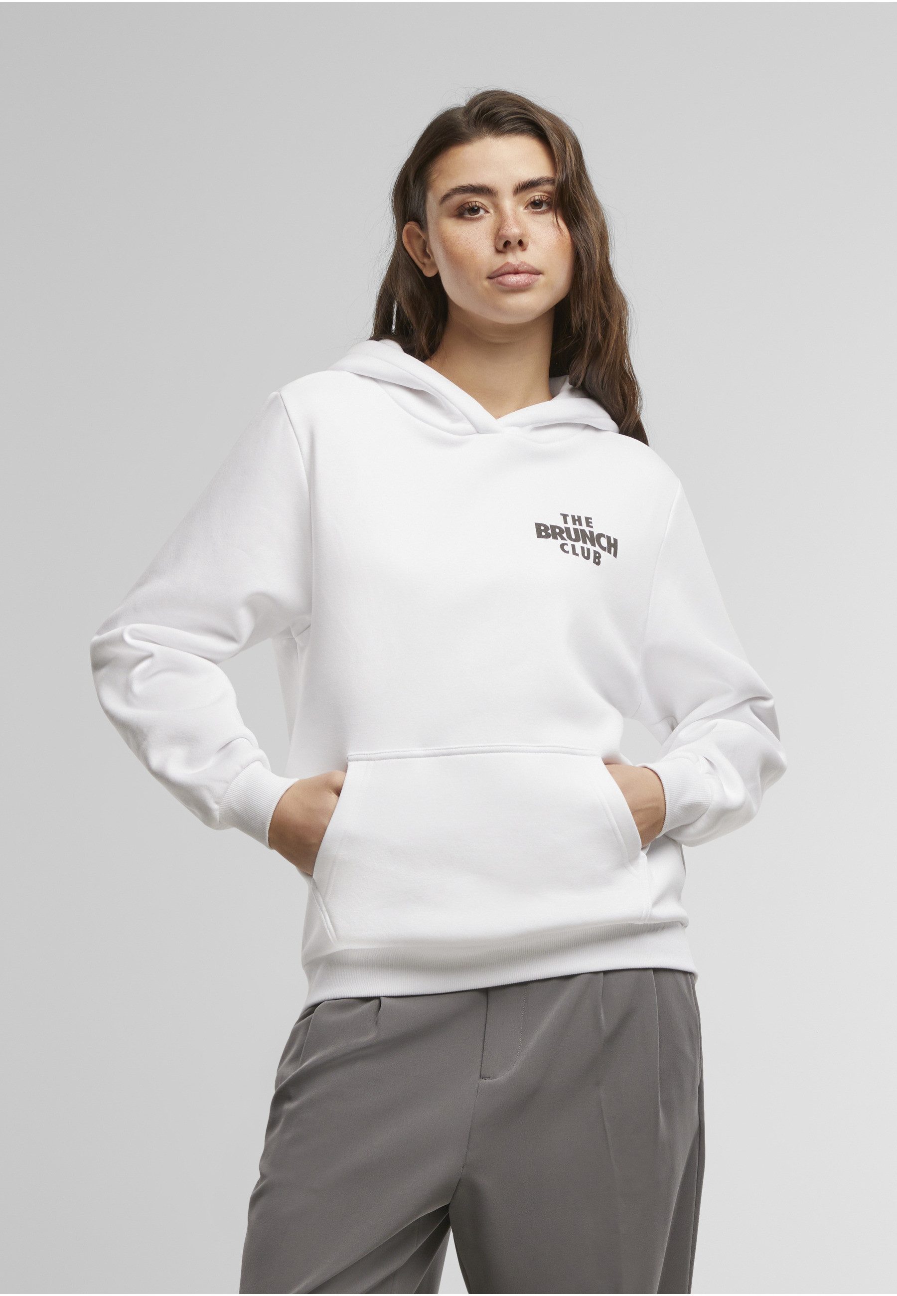 Miss Tee Kapuzenpullover Miss Tee The Brunch Club Ladies Fluffy Hoody (1-tlg)