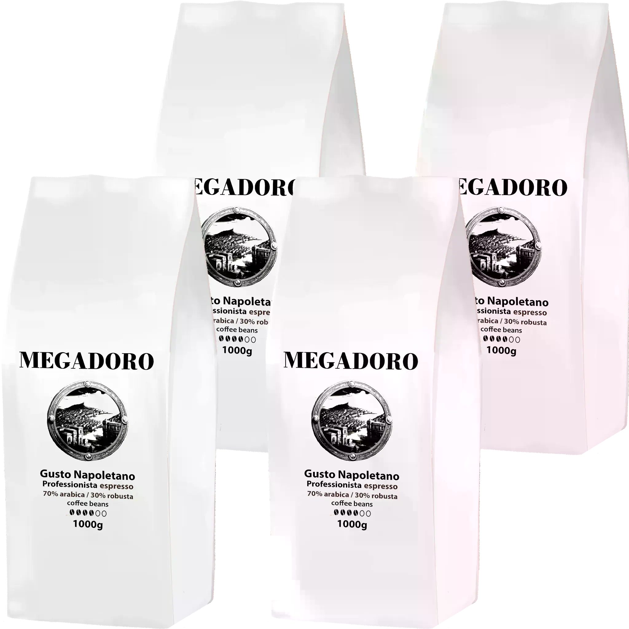 Megadoro Kaffee Megadoro PRO Gusto Napolitano Kaffeebohnen