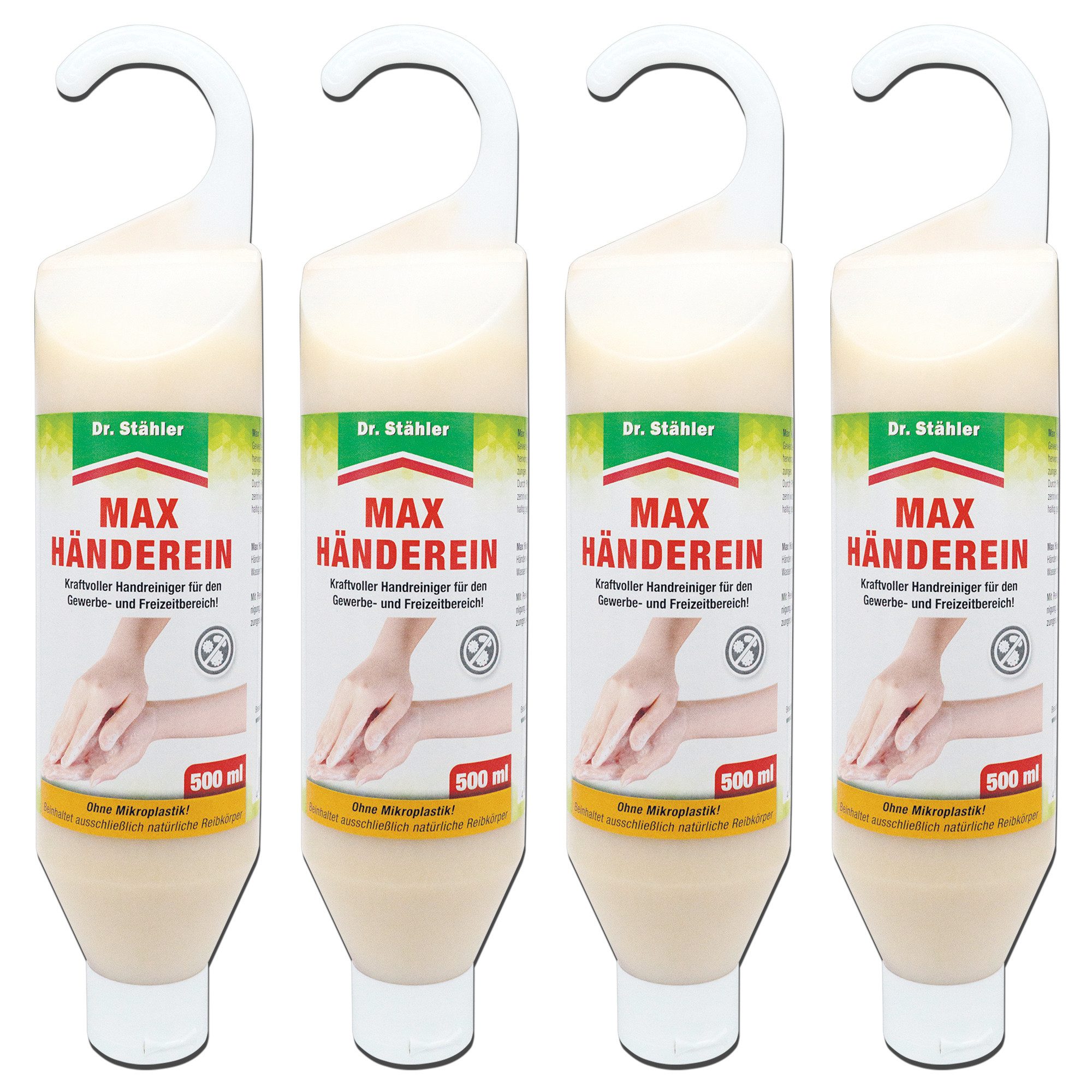 Dr. Stähler Handpeeling Max Hände-Rein: Hochwirksames Handreinigungsmittel mit Peeling-Effekt, Für Haushalt, Werkstatt & Freizeit – Mit Glycerin & Tensiden