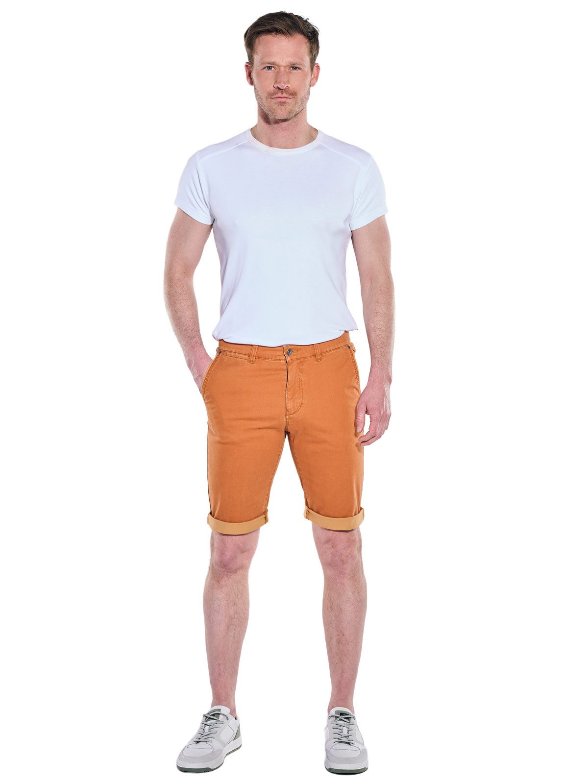 Engbers Bermudas Herren Bermuda, Blutorange