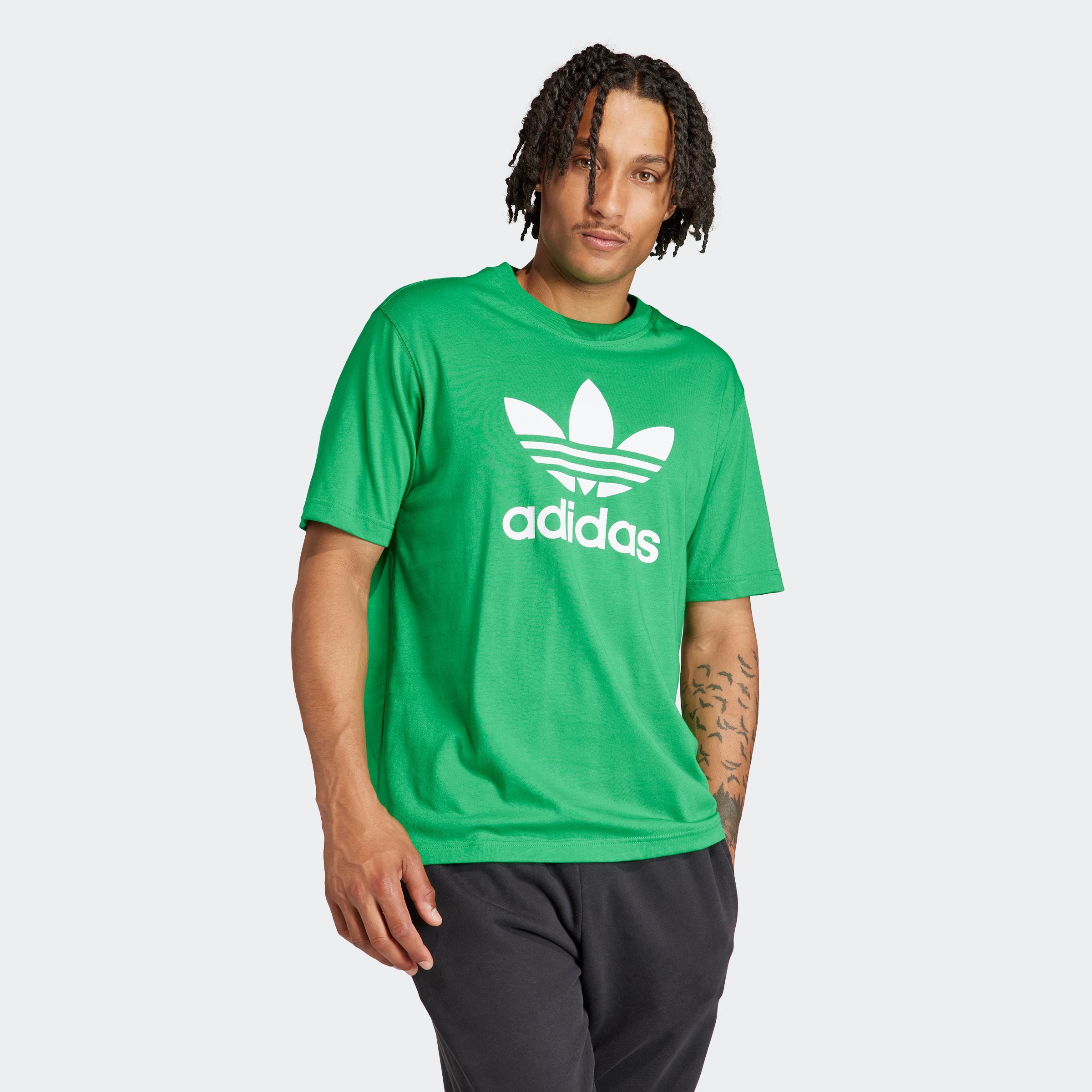 adidas Originals T-Shirt TREFOIL T-SHIRT Basic Shirt mit großem Trefoil Log günstig online kaufen