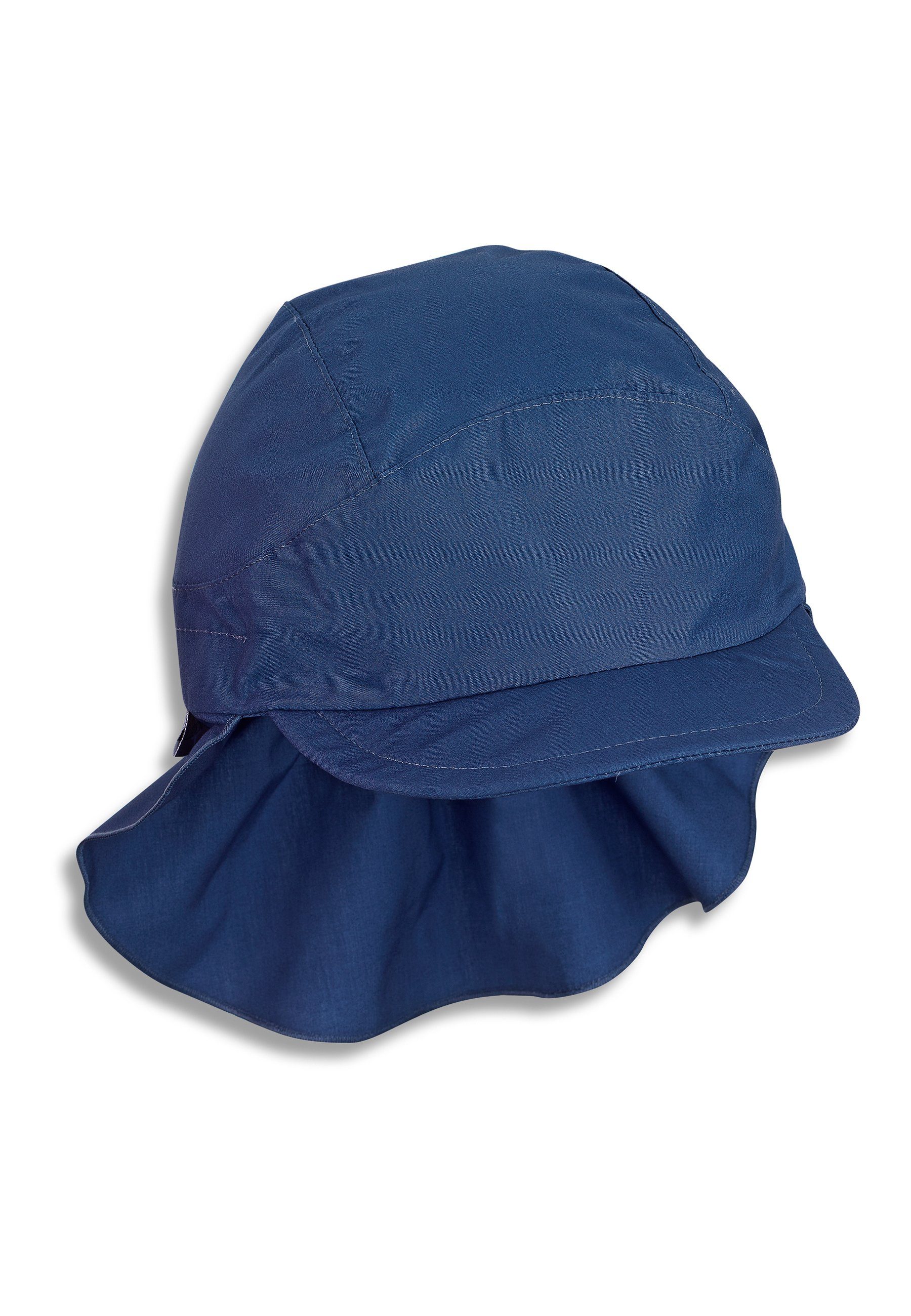 Sterntaler® Schirmmütze UV-Schutz 50+ Schirmmütze mit Nackenschutz Basic (1-St) Kindermütze mit Schirm aus UV-Popeline unifarben