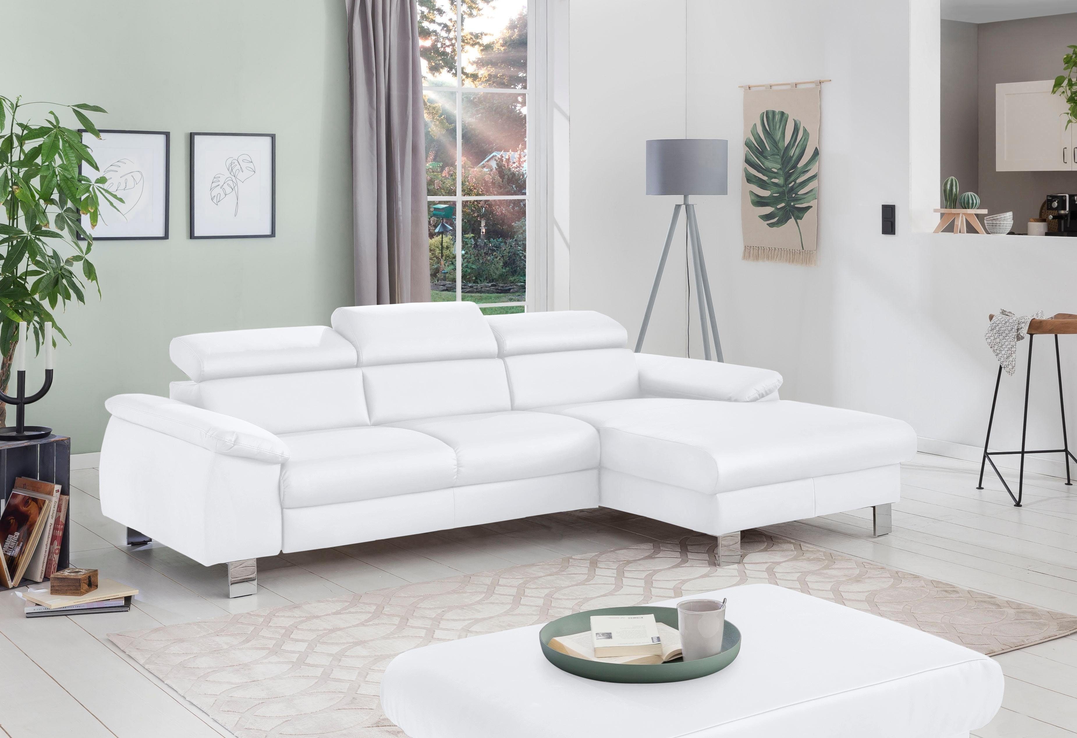 COTTA Ecksofa Komaris, Ecksofa, L-Form, Bodenfreiheit 12,5 cm