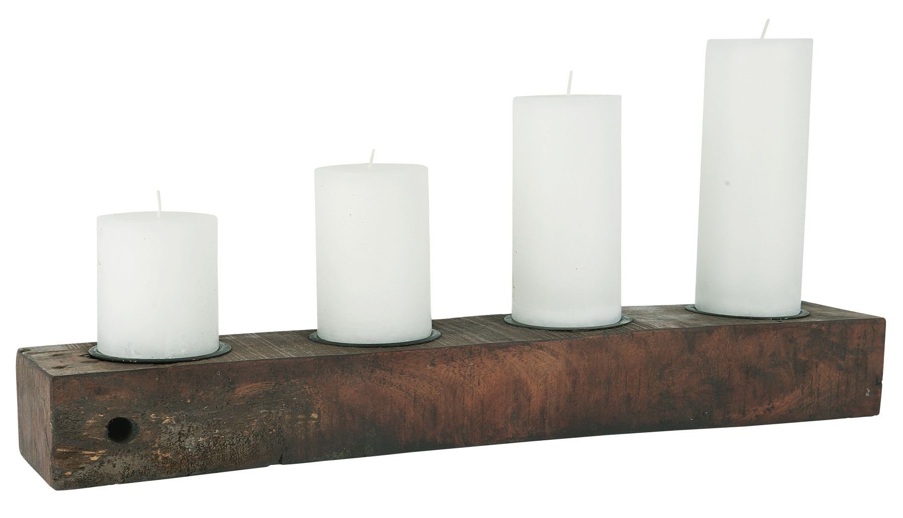 Ib Laursen Kerzenhalter »Ib Laursen - Kerzenhalter Unika für 4 Stumpenkerzen  (2384-00) Holz Kerzenständer« online kaufen | OTTO